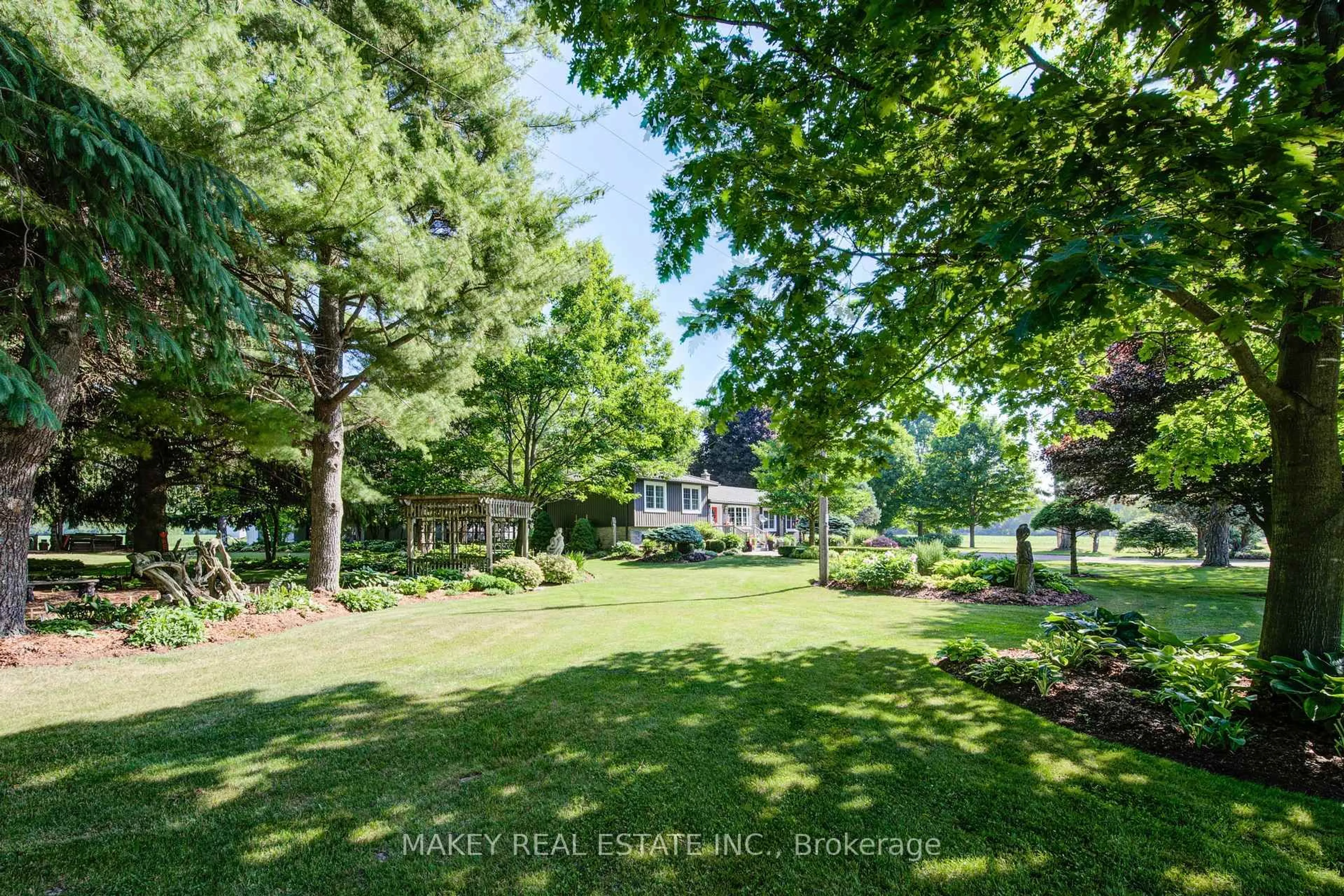 A pic from outside/outdoor area/front of a property/back of a property/a pic from drone, forest/trees view for 786153 Township Rd 6 Rd, Blandford-Blenheim Ontario N0J 1M0