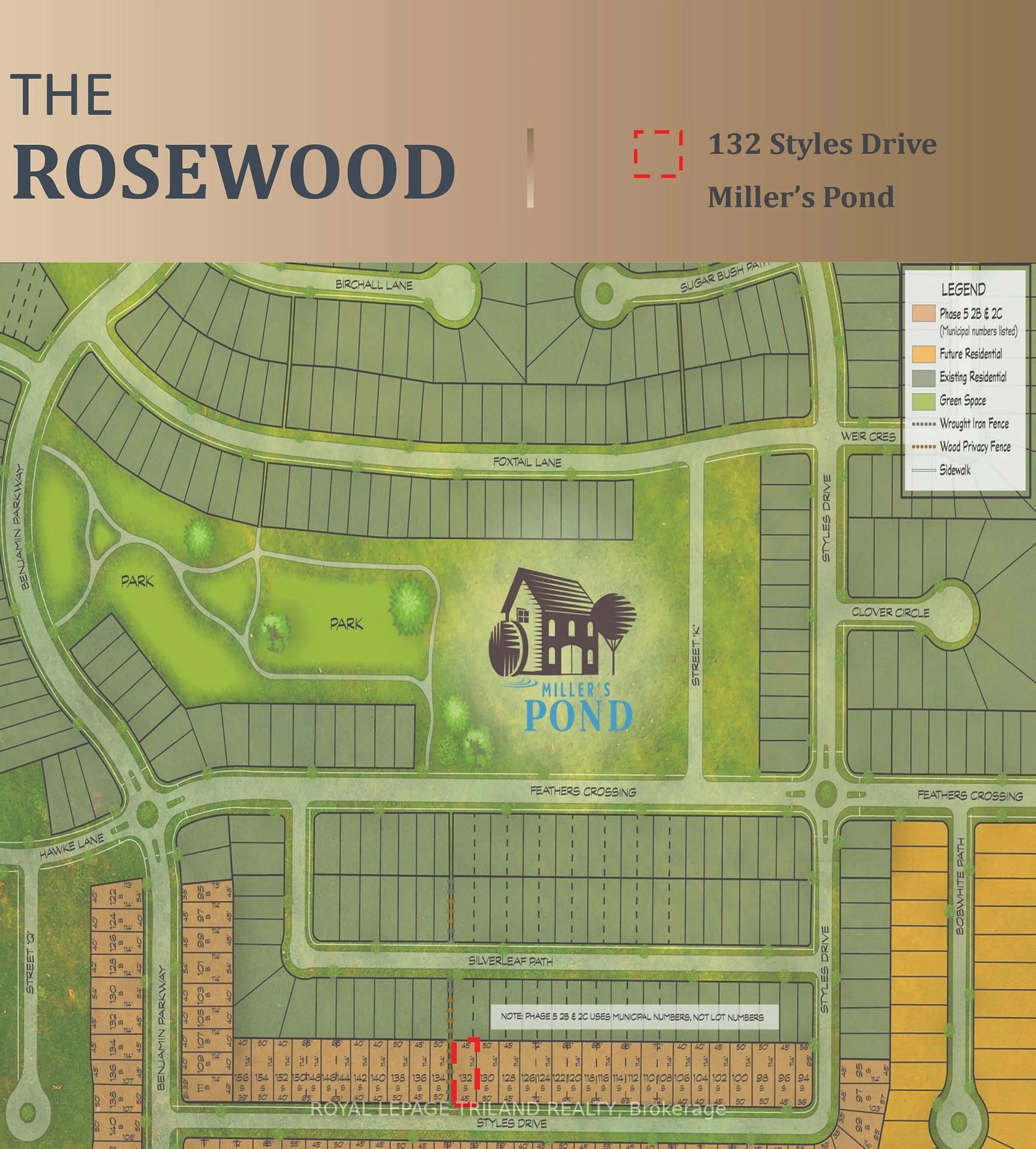 Picture of a map for 132 STYLES Dr, St. Thomas Ontario N5R 0R1