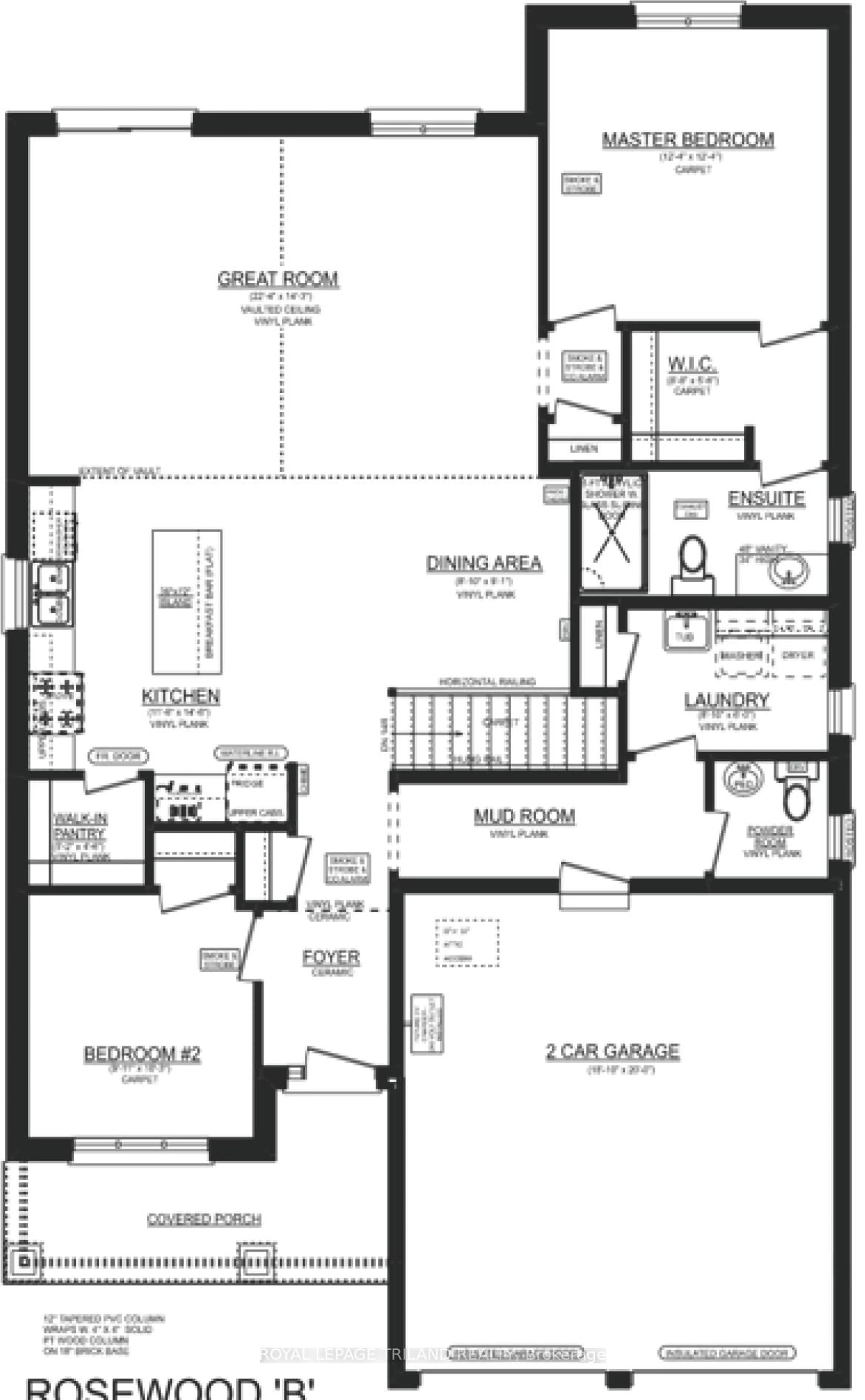 Floor plan for 132 STYLES Dr, St. Thomas Ontario N5R 0R1