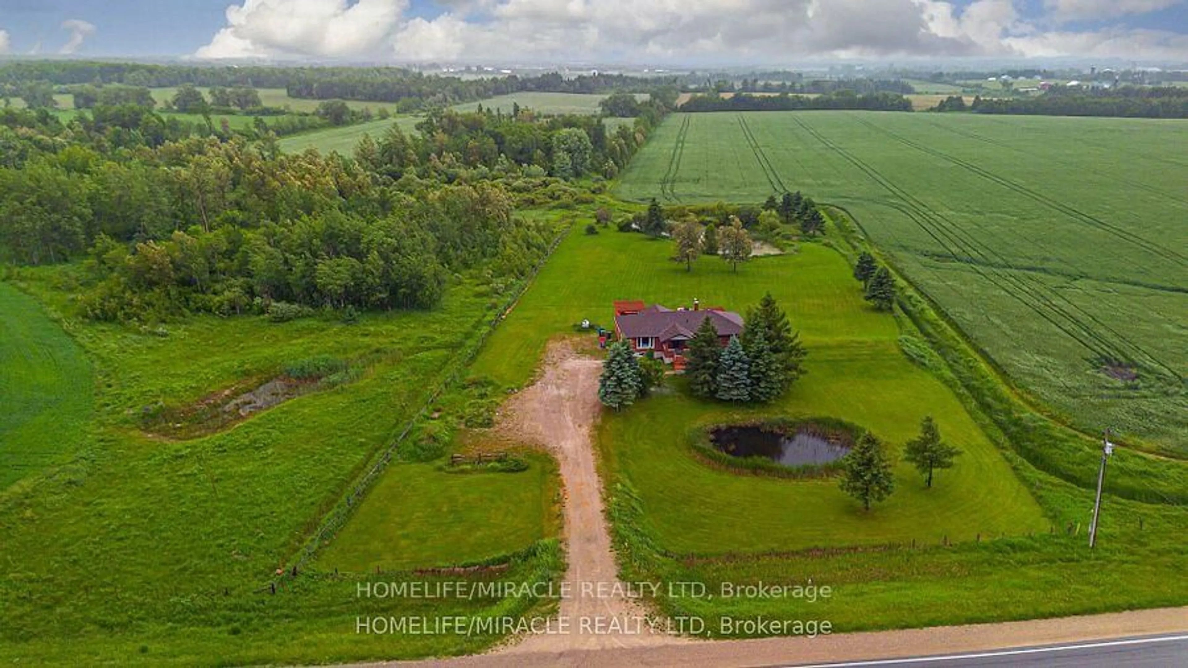A pic from outside/outdoor area/front of a property/back of a property/a pic from drone, unknown for 773154 Highway 10, Grey Highlands Ontario N0C 1L0