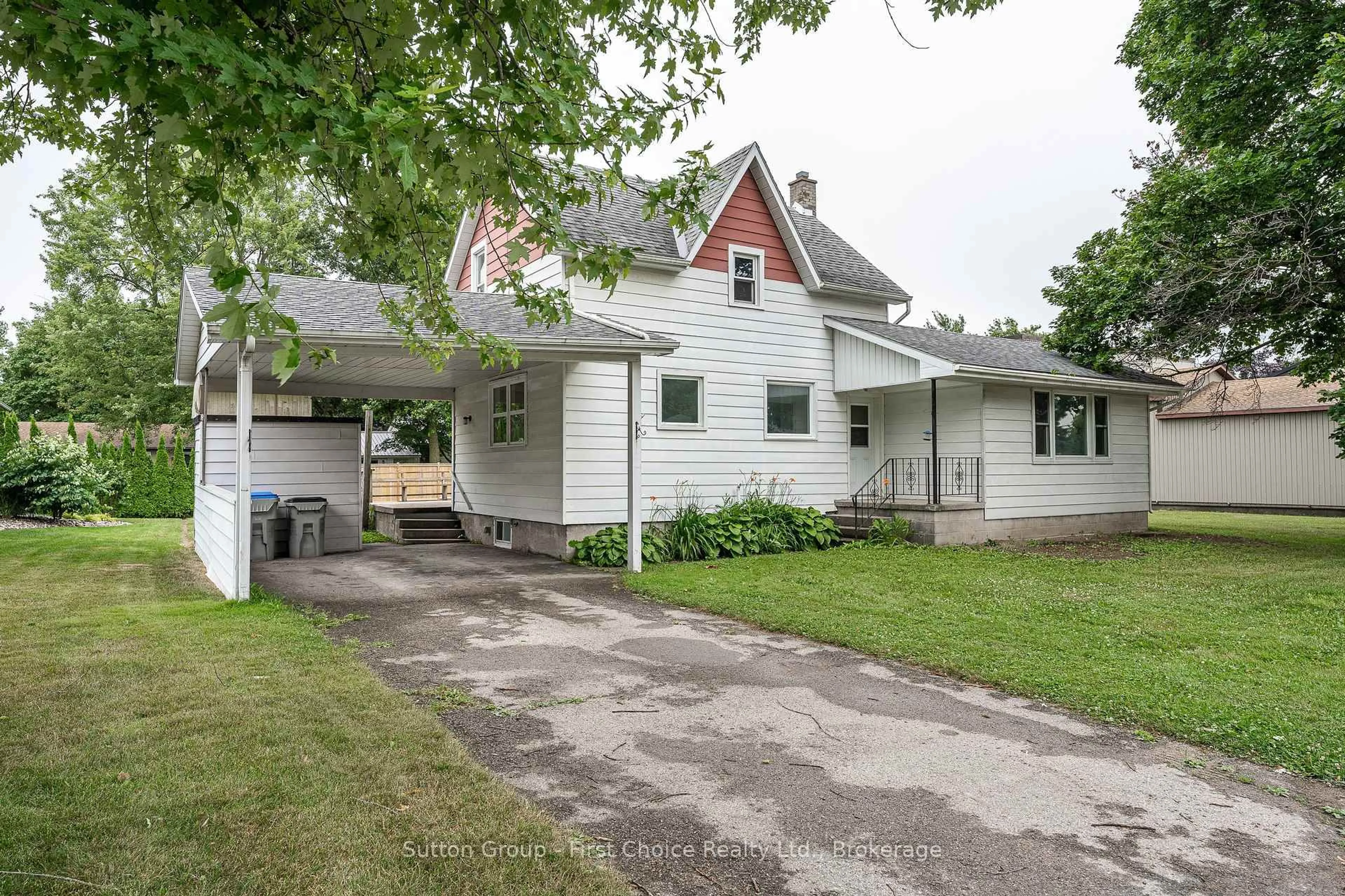 A pic from outside/outdoor area/front of a property/back of a property/a pic from drone, street for 44 Huron Rd, West Perth Ontario N0K 1N0
