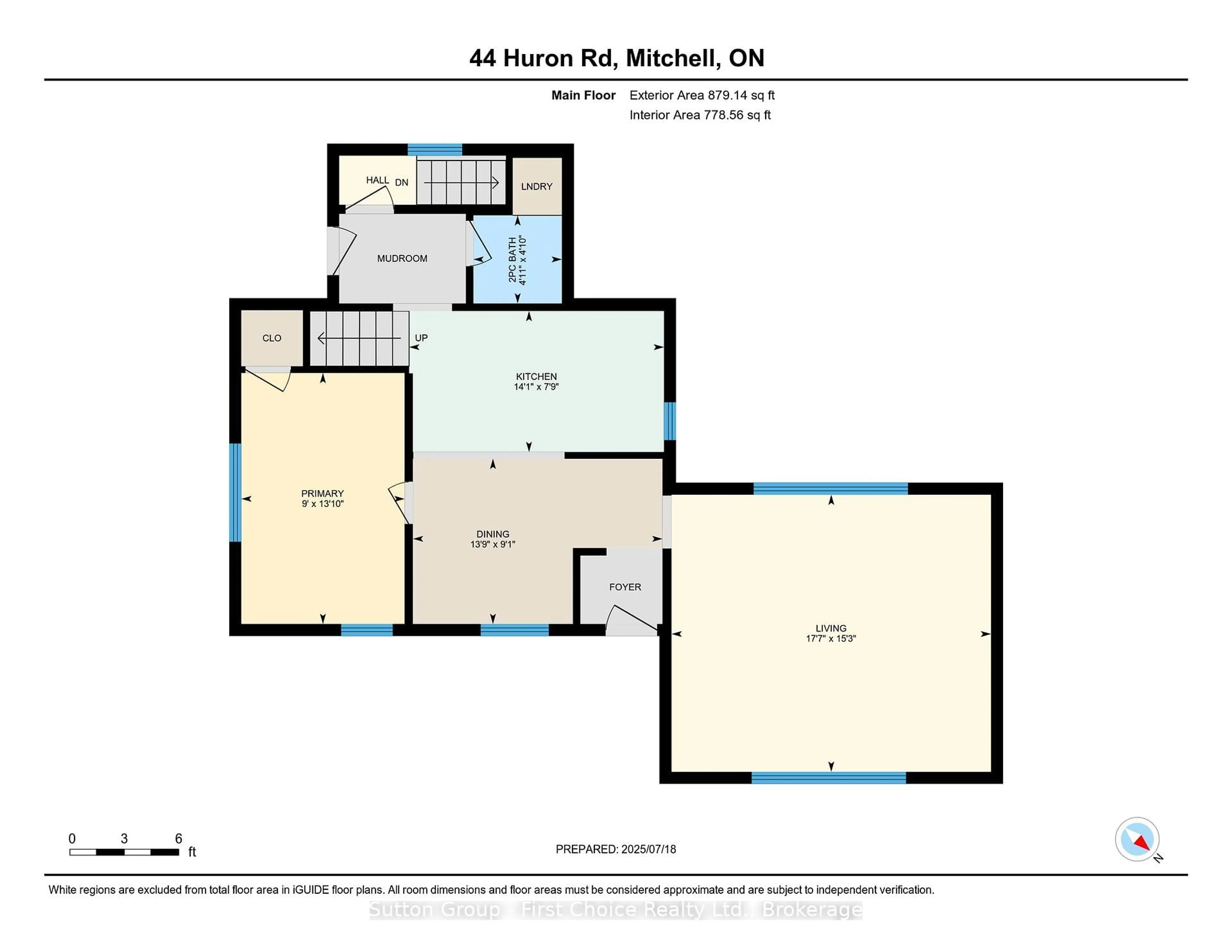 Floor plan for 44 Huron Rd, West Perth Ontario N0K 1N0