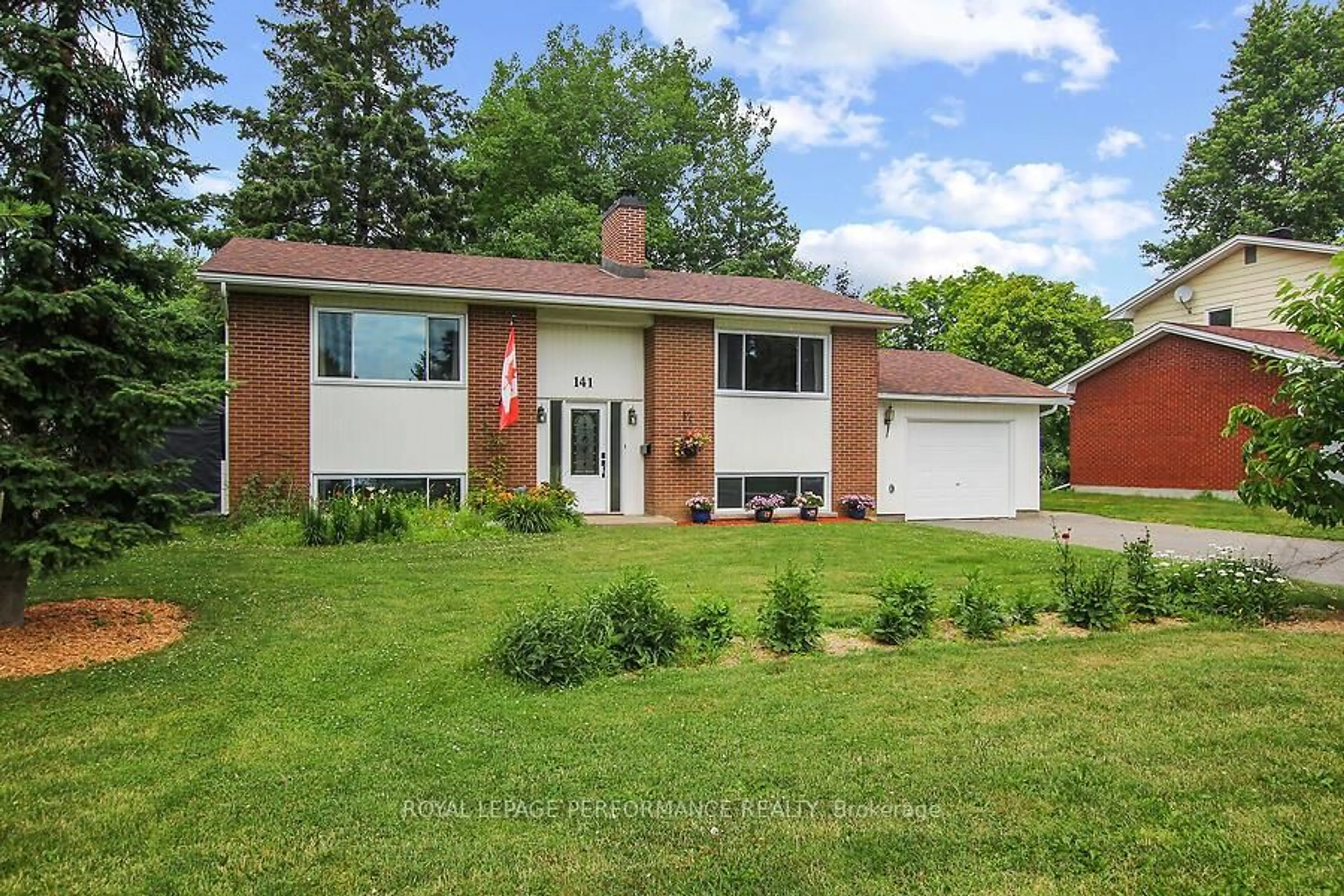 Home with brick exterior material, street for 141 Abbotsford Rd, Kanata Ontario K2L 1C6