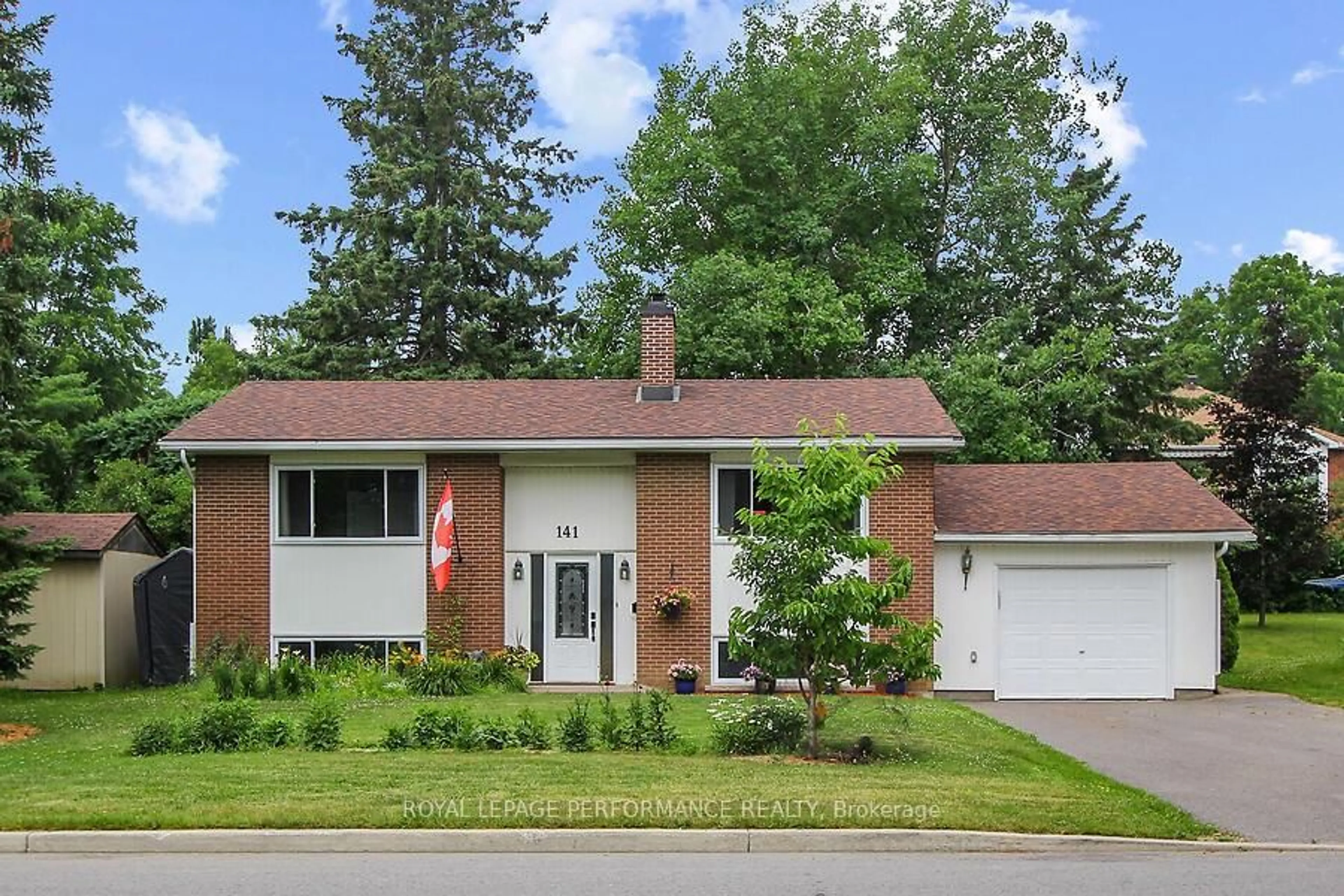 Home with brick exterior material, street for 141 Abbotsford Rd, Kanata Ontario K2L 1C6