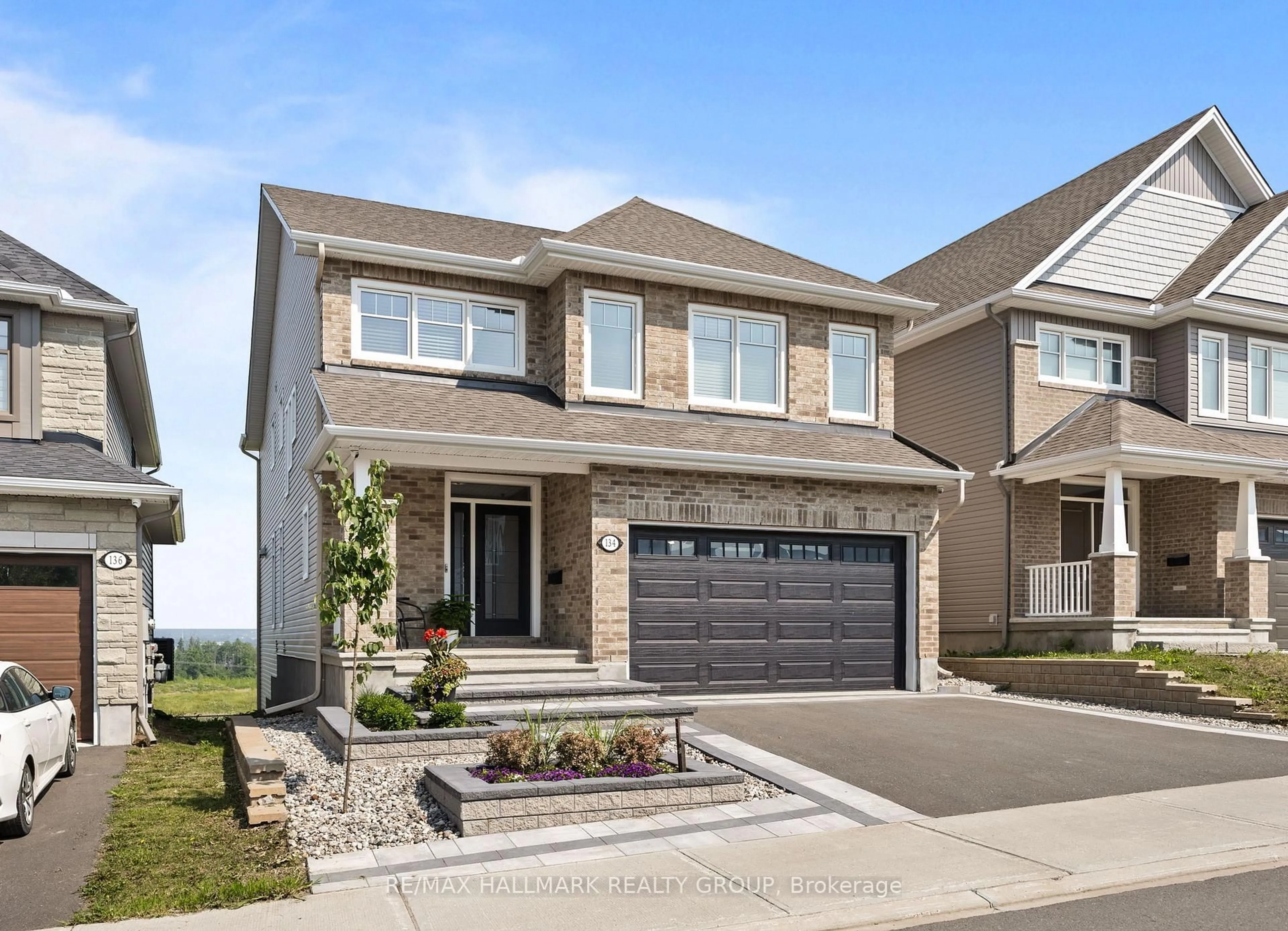 Home with brick exterior material, street for 134 Bonne Renommee Ave, Ottawa Ontario K4A 5J8