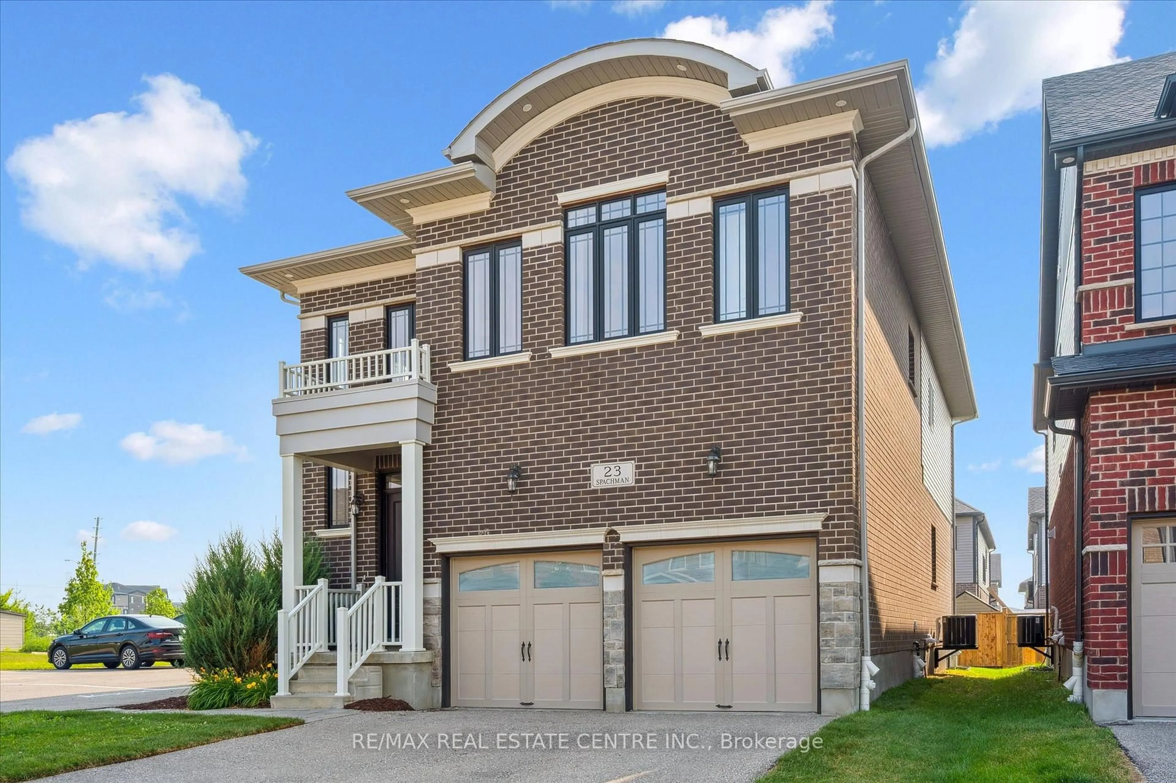 Home with brick exterior material, street for 23 Spachman St, Kitchener Ontario N2R 1R7