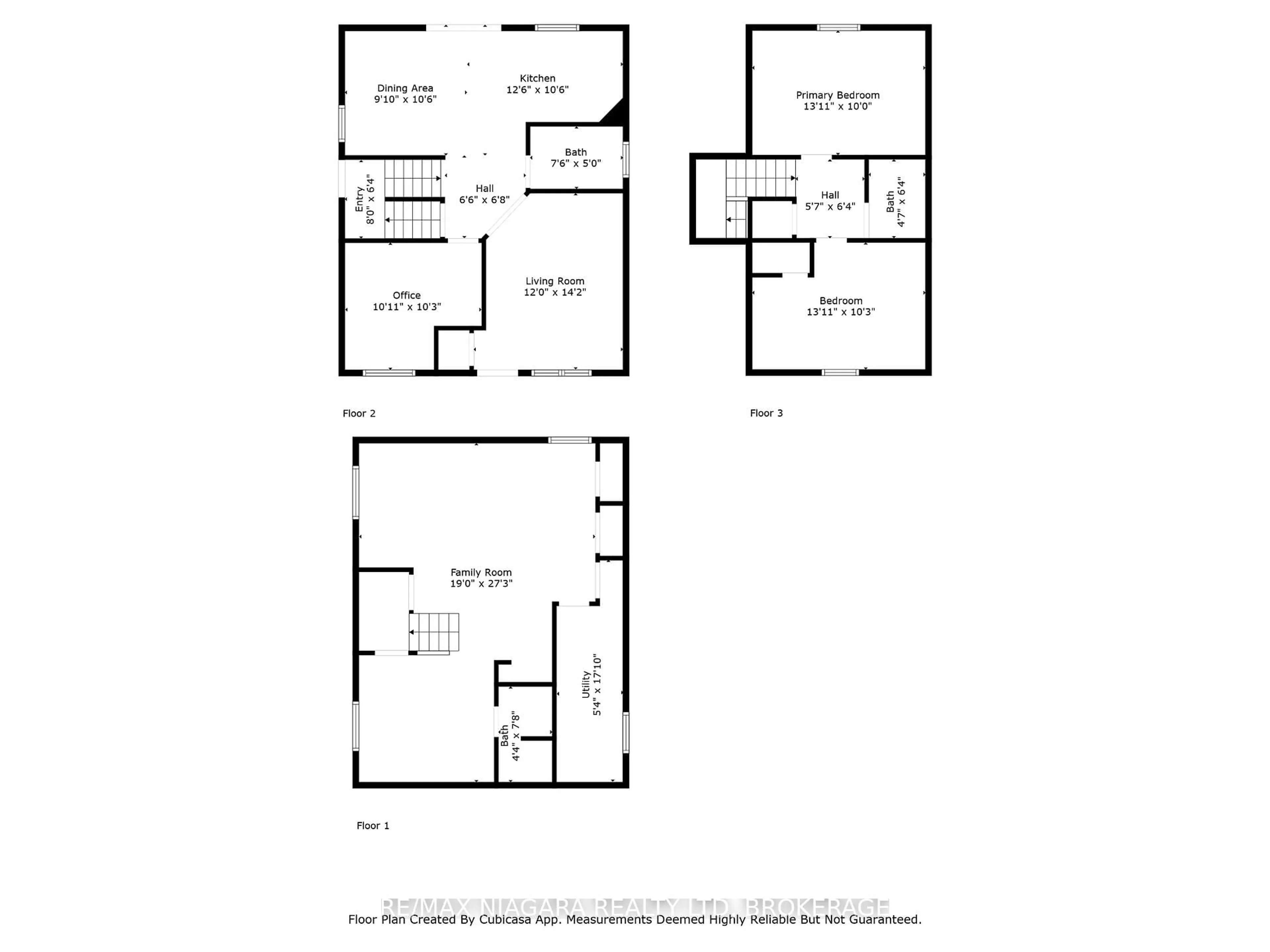 Floor plan for 6039 Keith St, Niagara Falls Ontario L2J 1K1