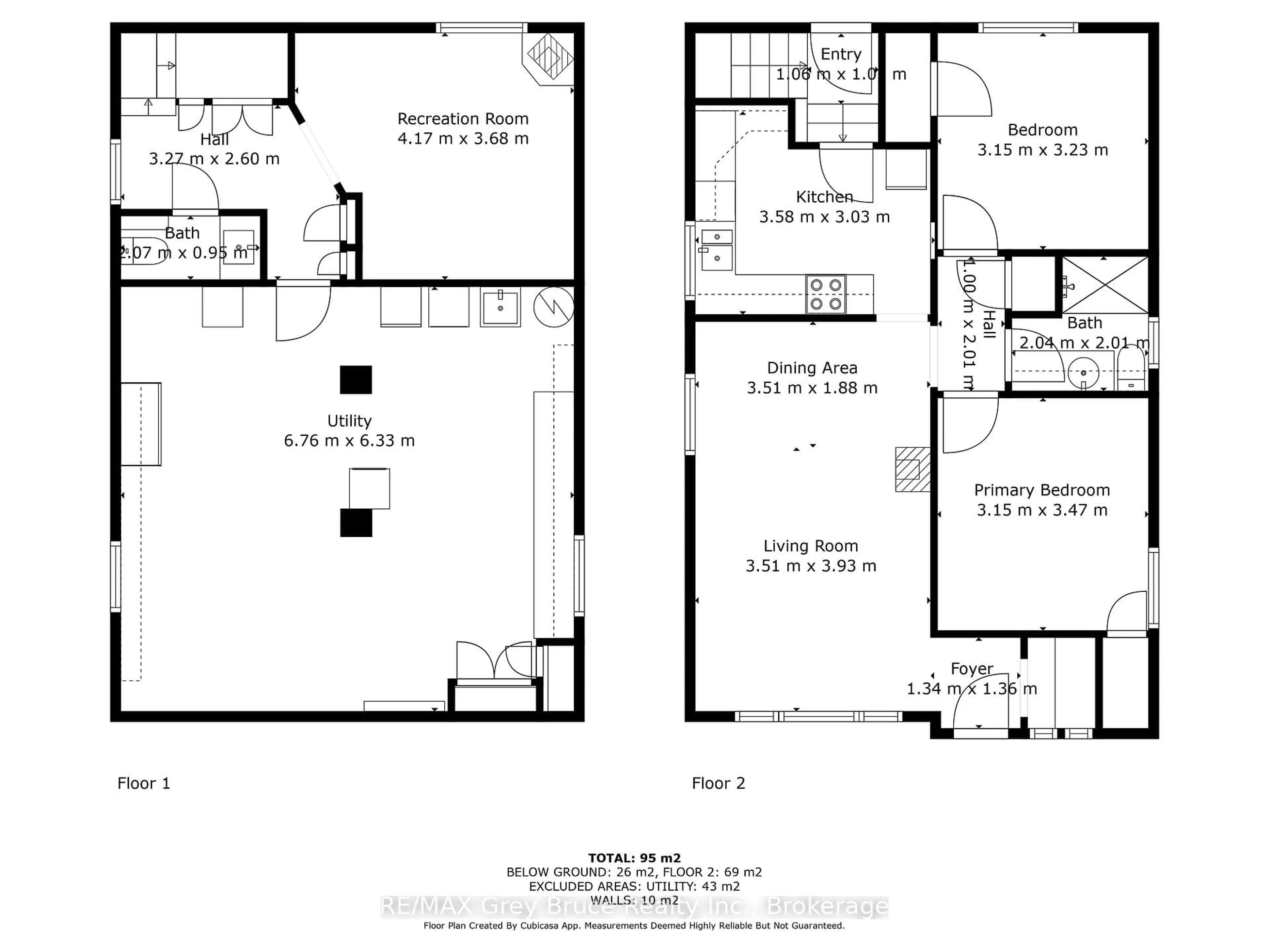 Floor plan for 728 9th  A St, Owen Sound Ontario N4K 1R1