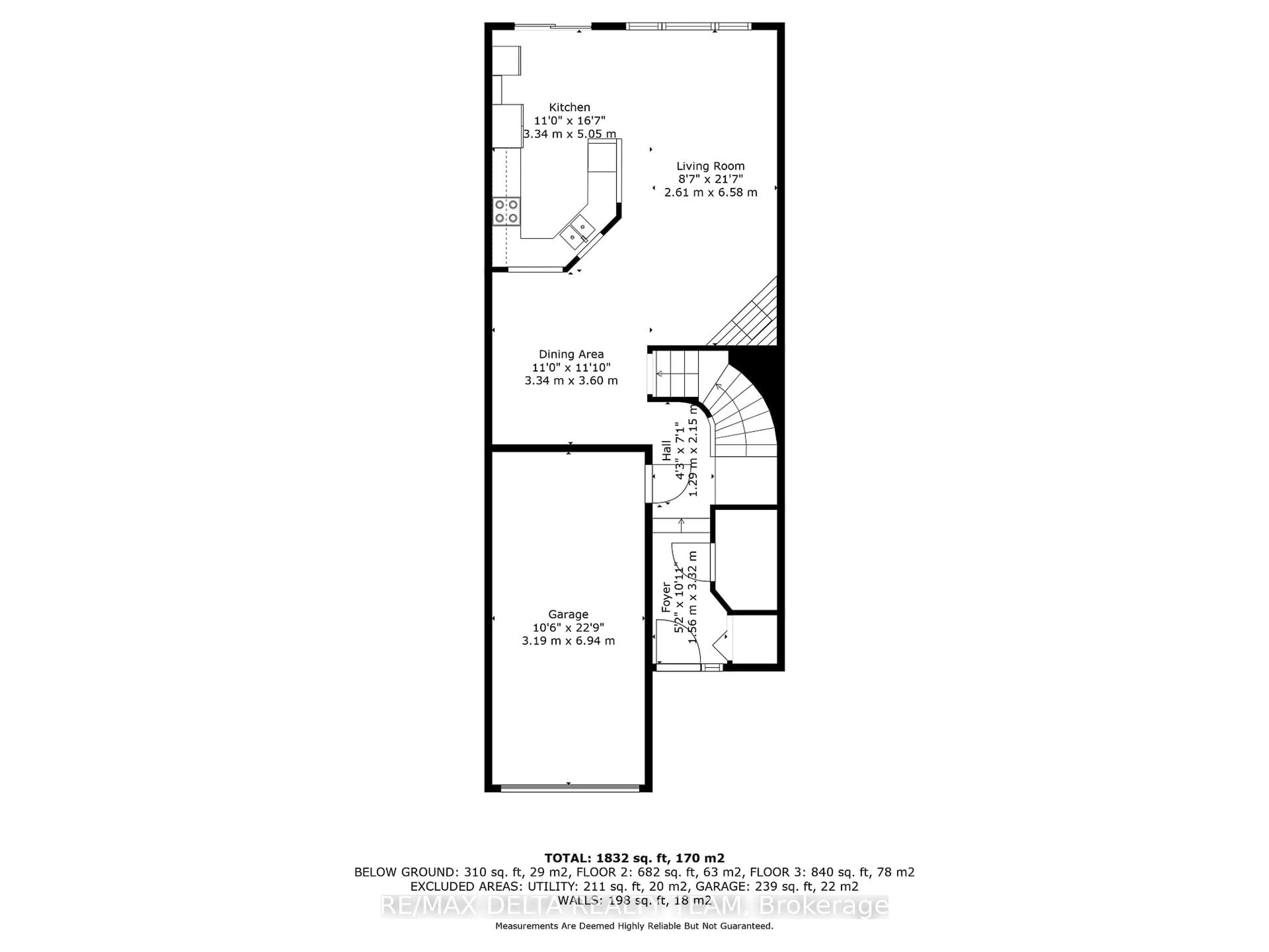 Floor plan for 135 Challenge Cres, Ottawa Ontario K4A 0T9
