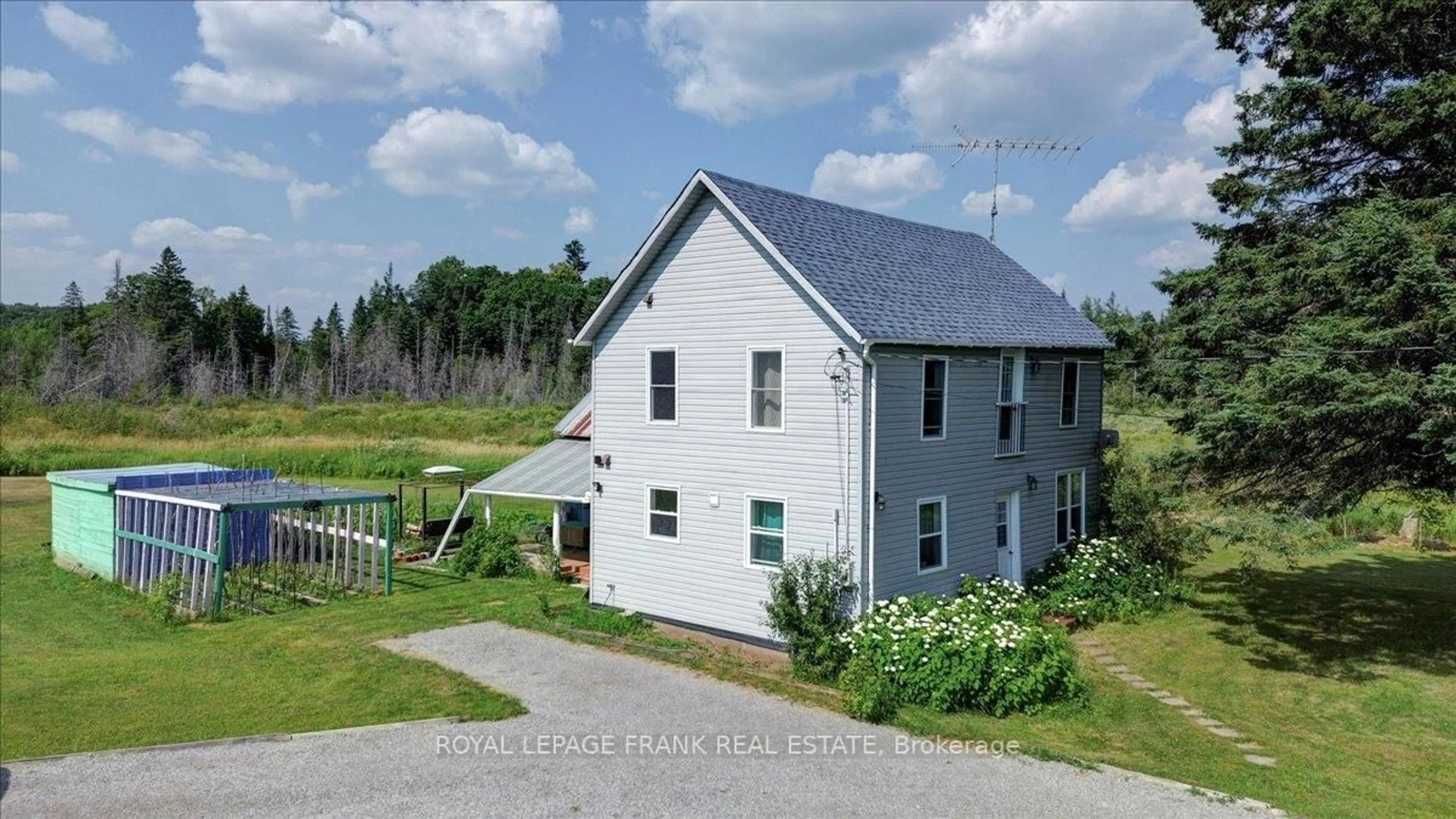 A pic from outside/outdoor area/front of a property/back of a property/a pic from drone, building for 99 Anstruther Lake Rd, North Kawartha Ontario K0L 1A0