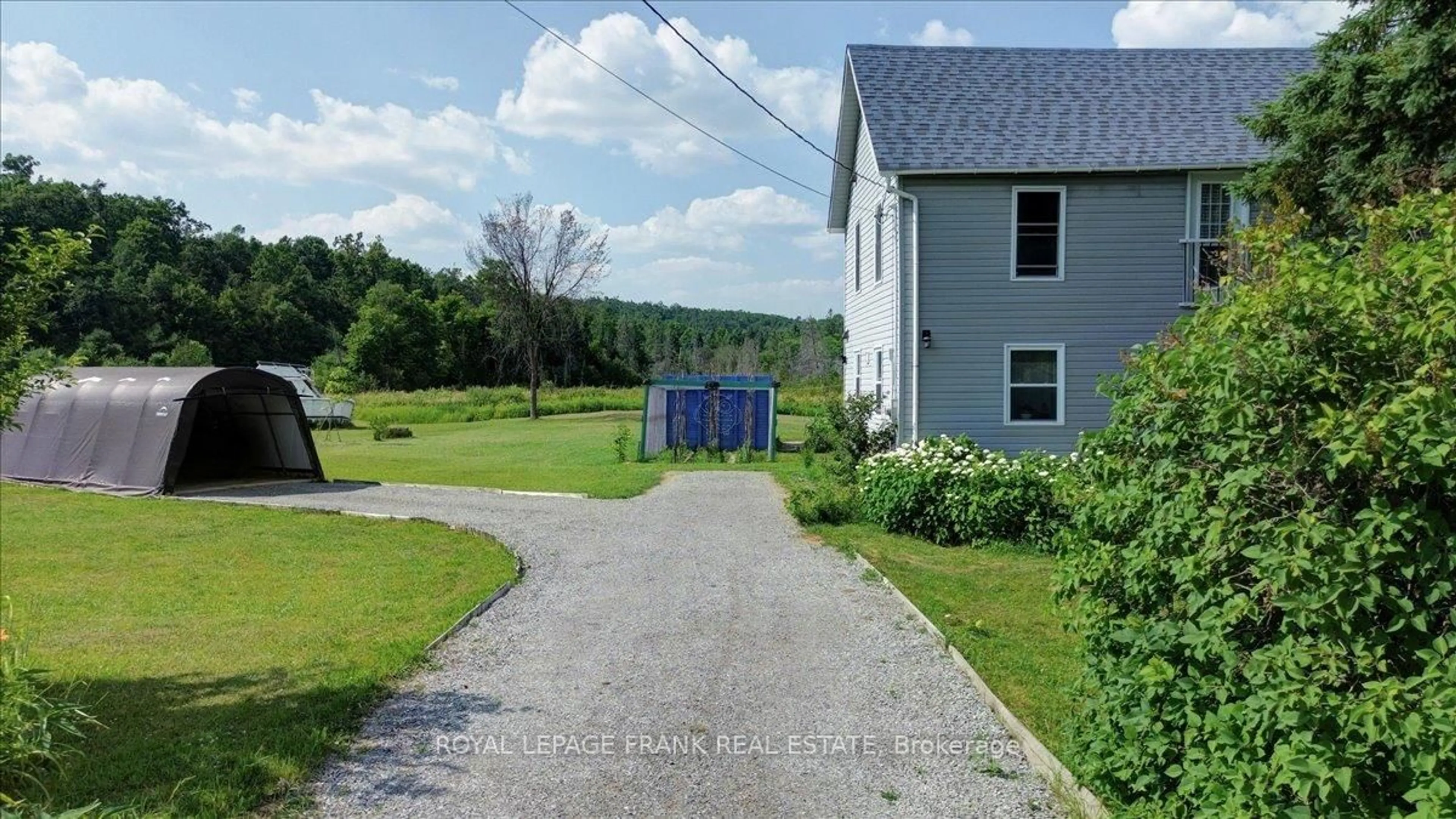 A pic from outside/outdoor area/front of a property/back of a property/a pic from drone, street for 99 Anstruther Lake Rd, North Kawartha Ontario K0L 1A0