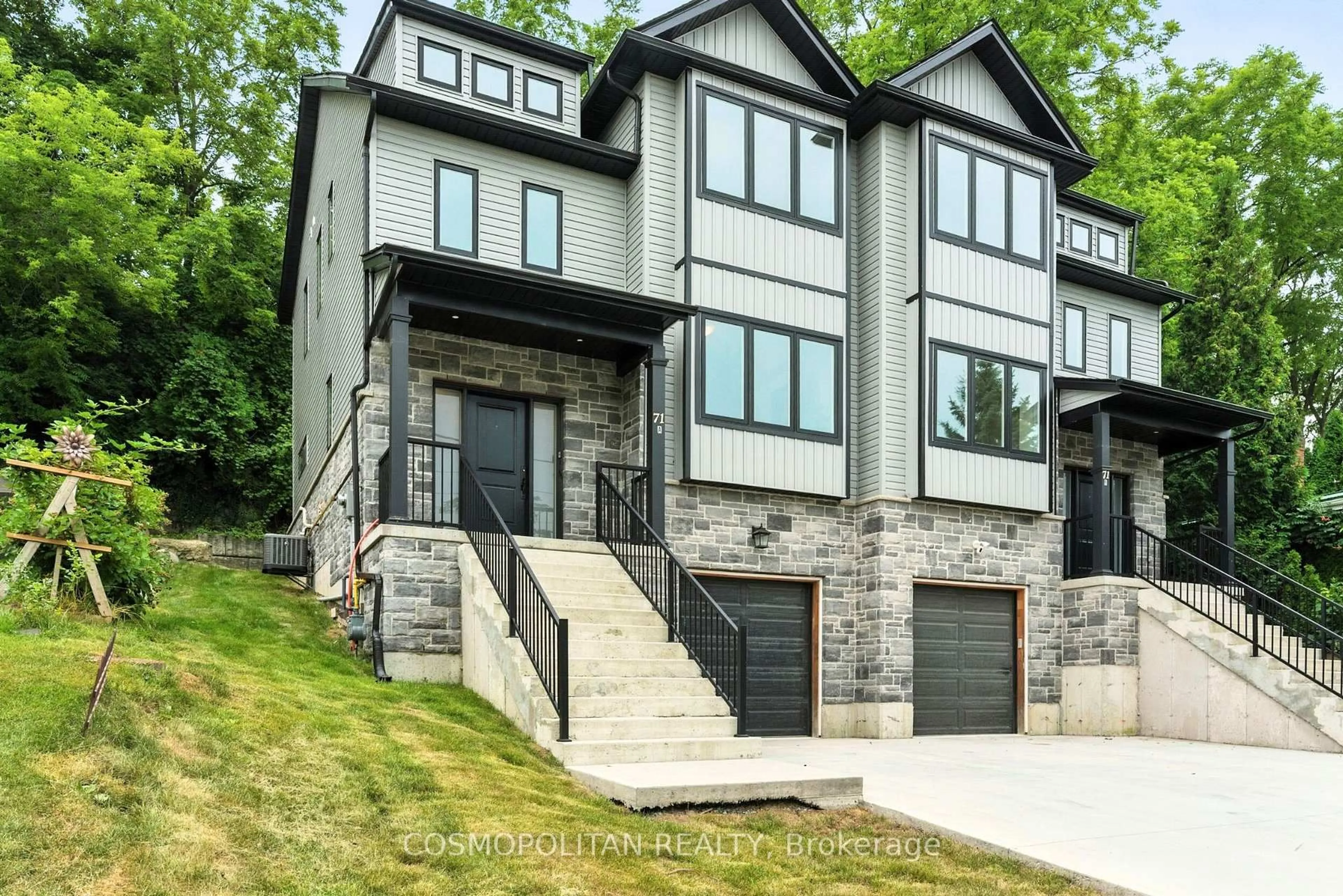 Home with brick exterior material, street for 71 A BRADLEY St, St. Catharines Ontario L2T 1R5