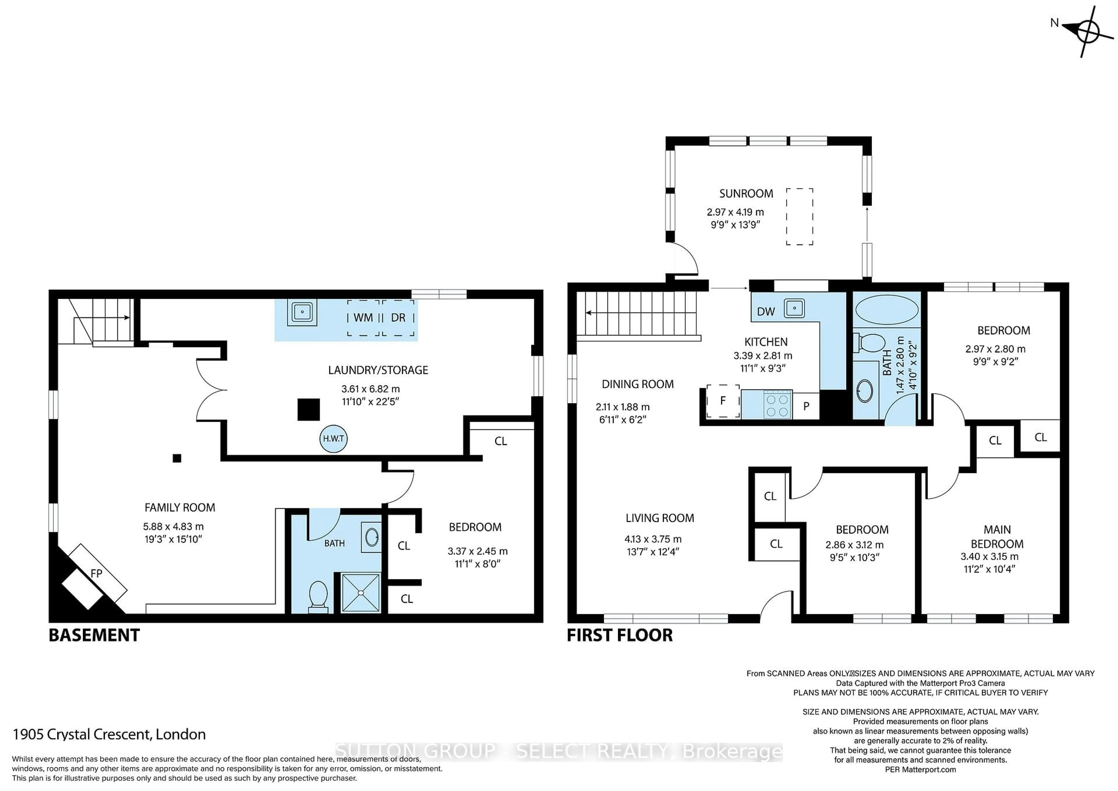 Floor plan for 1905 Crystal Cres, London East Ontario N5V 1H5