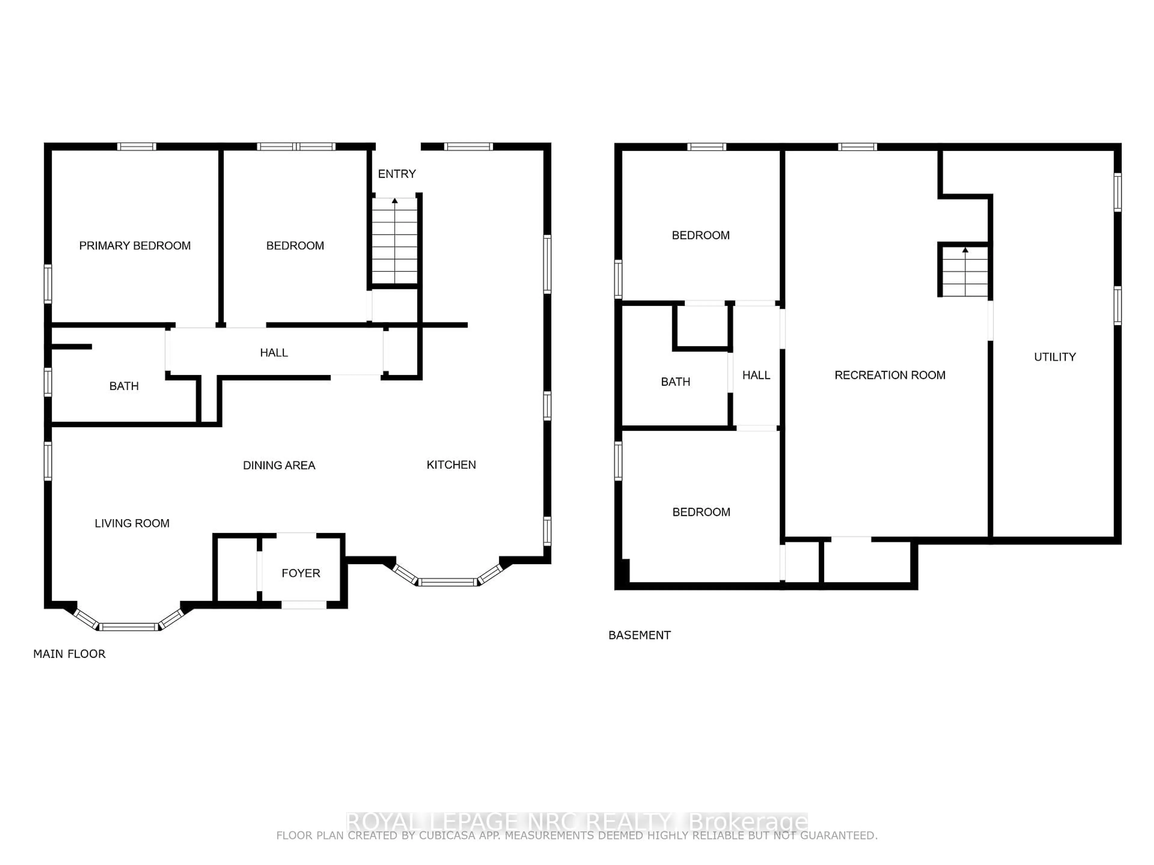 Floor plan for 80 Booth St, St. Catharines Ontario L2N 1X4
