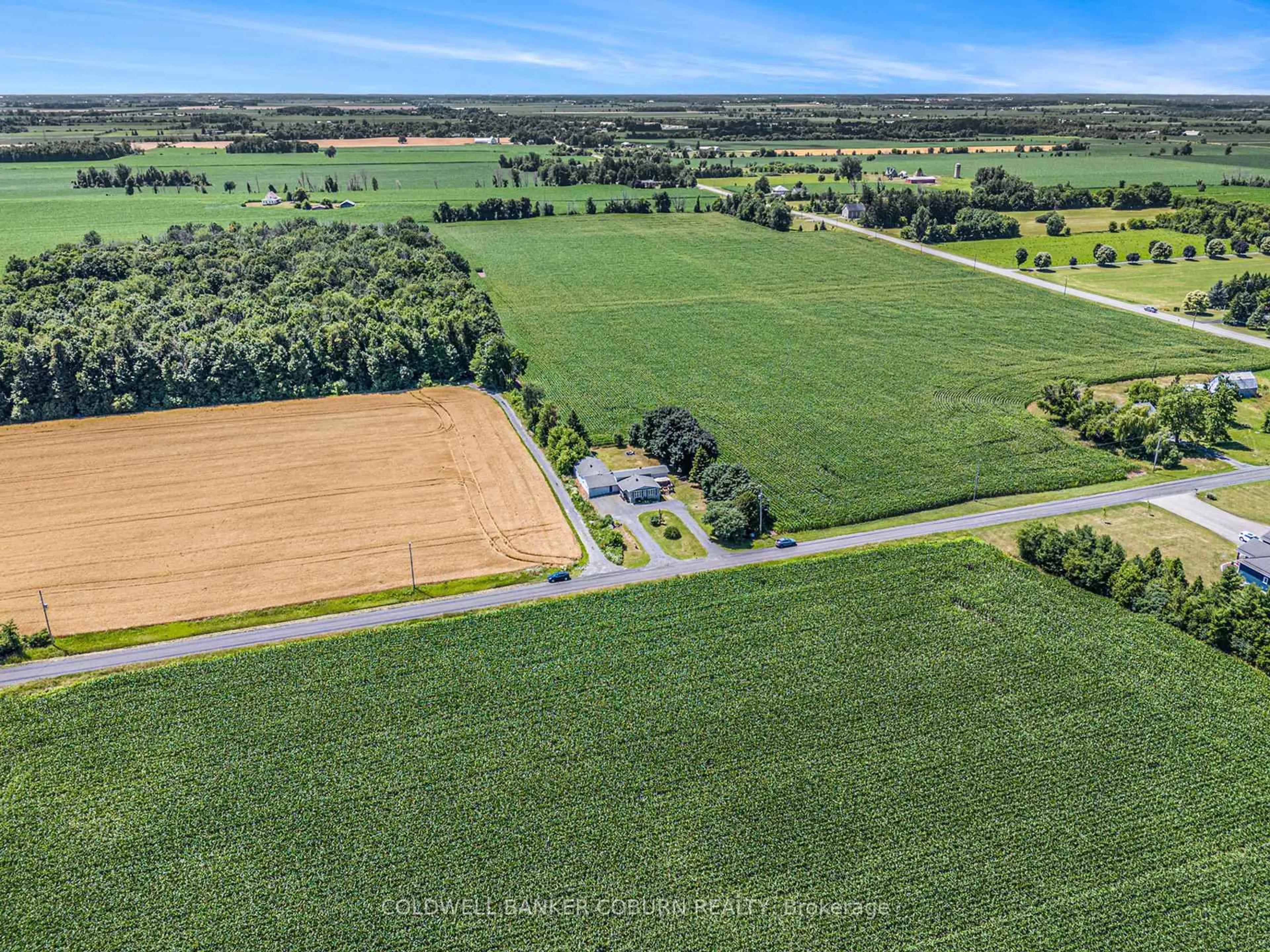 A pic from outside/outdoor area/front of a property/back of a property/a pic from drone, unknown for 1560 McLaughlin Rd, North Dundas Ontario K0A 1R0