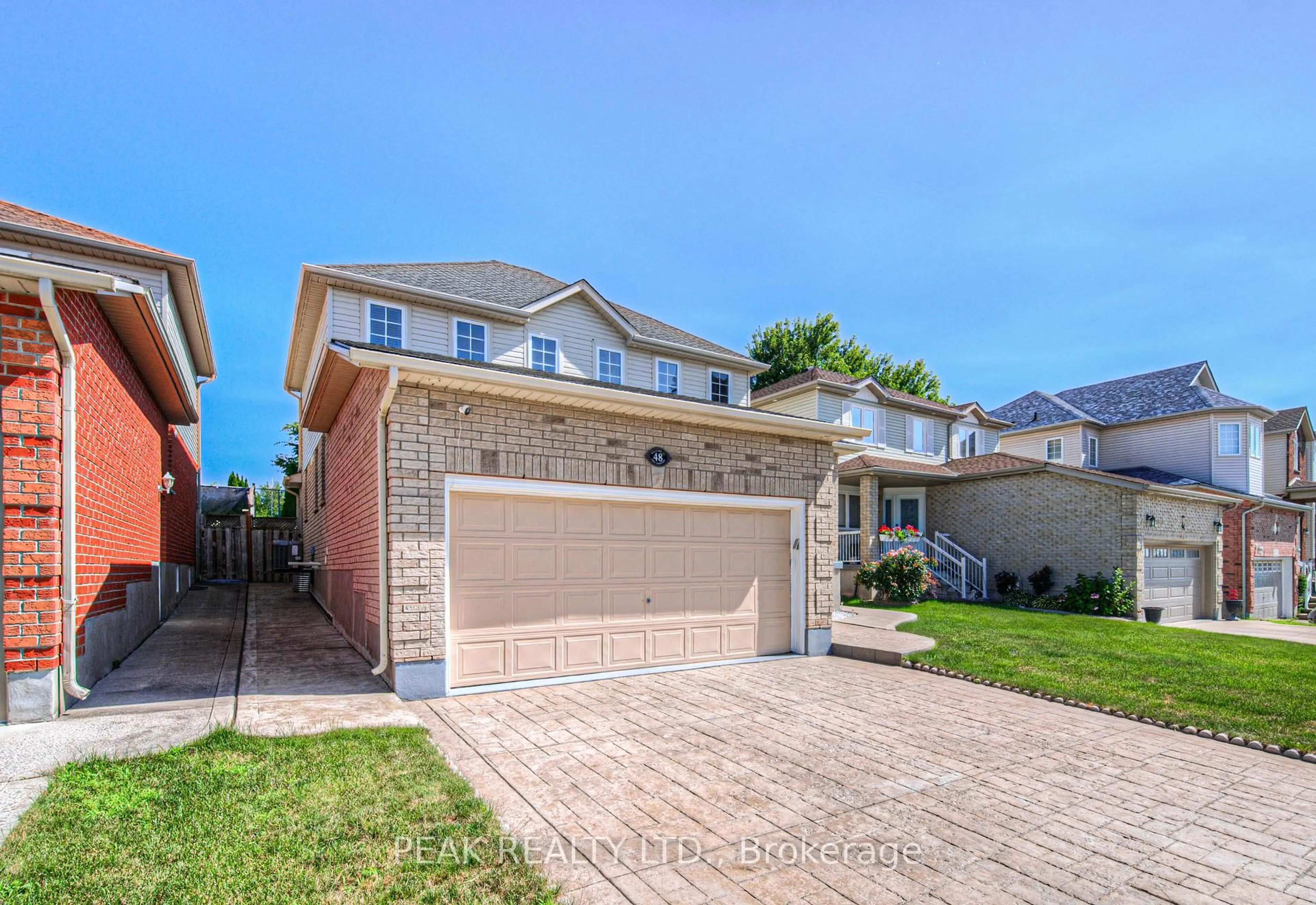 Home with brick exterior material, street for 48 Lena Cres, Cambridge Ontario N1R 8P4
