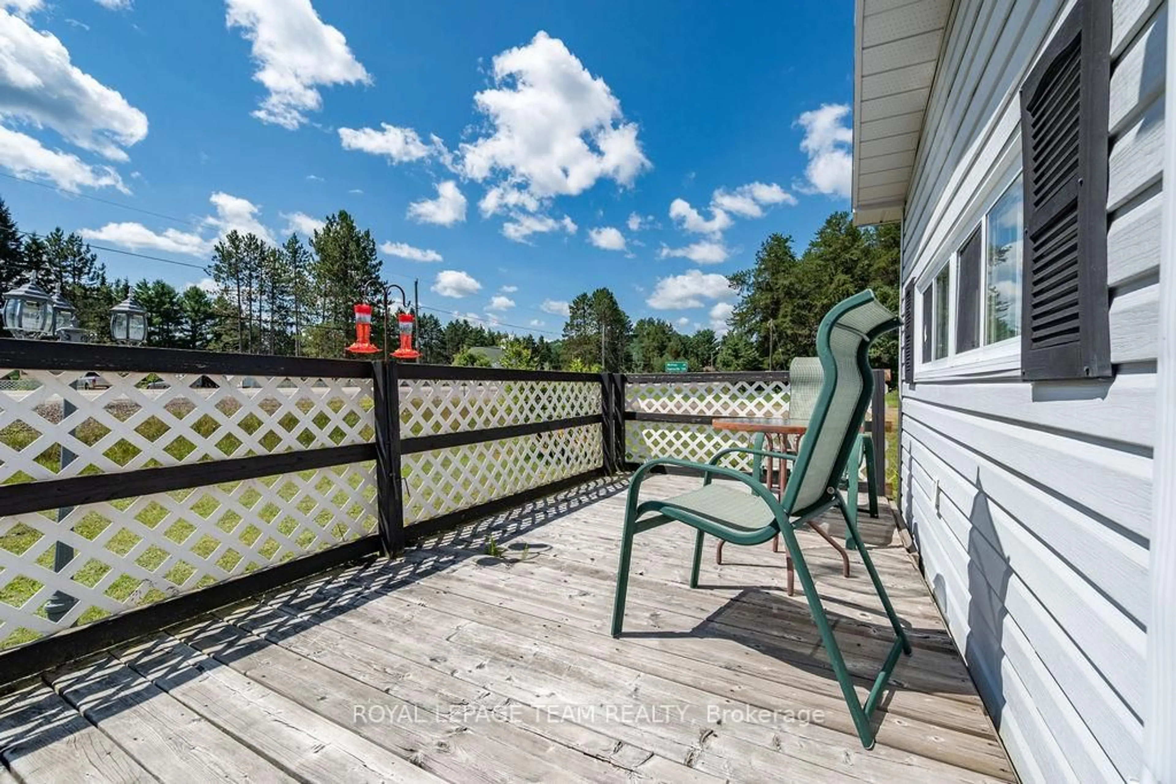 Patio, water/lake/river/ocean view for 25280 Highway 60 Highway, South Algonquin Ontario K0J 2C0