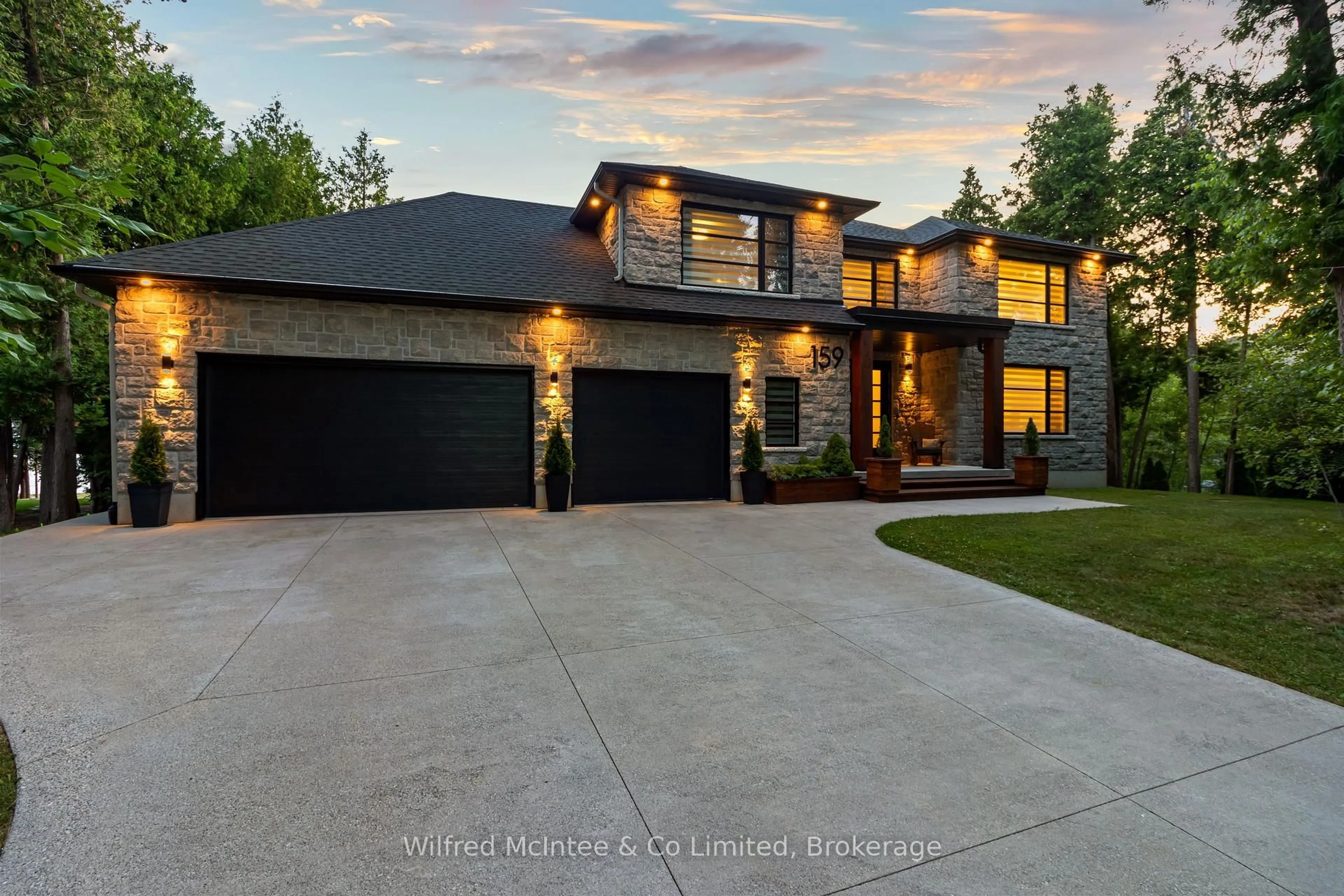 Home with brick exterior material, street for 159 Upper Lorne Beach Rd, Kincardine Ontario N0G 2T0