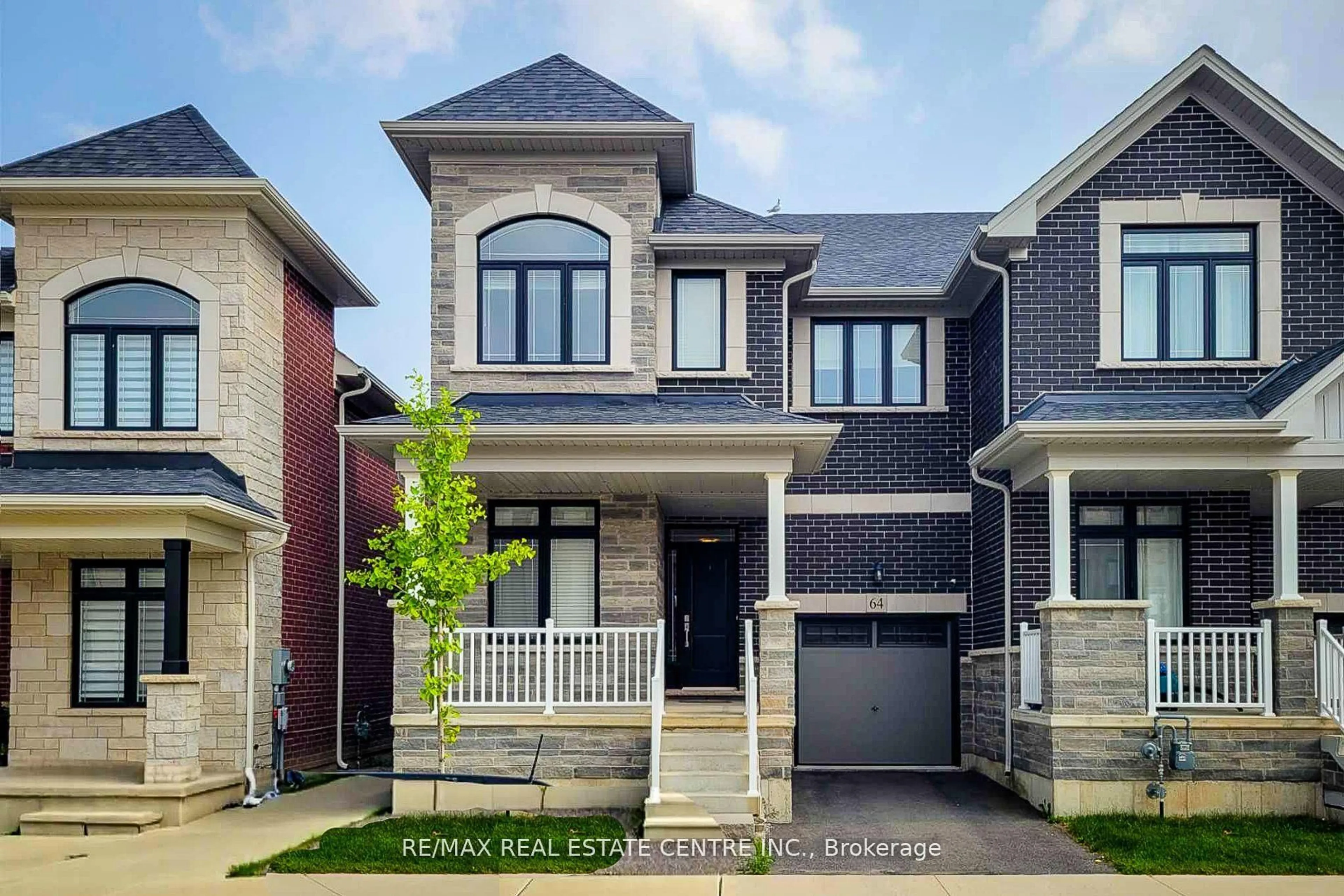 Home with brick exterior material, street for 64 Great Falls Blvd, Hamilton Ontario L8B 1Y5