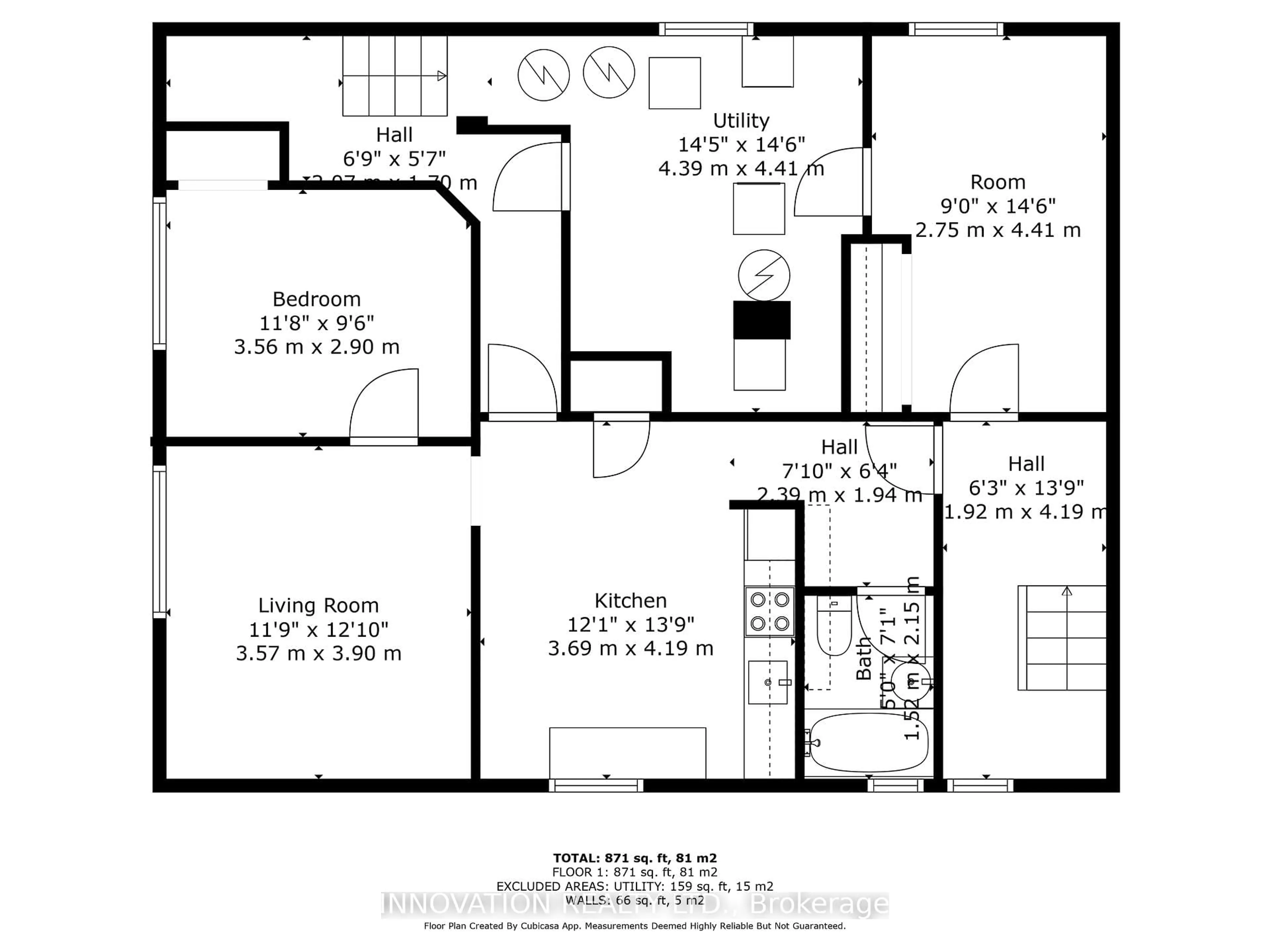 Floor plan for 39 Ontario St, South Dundas Ontario L8N 2X1