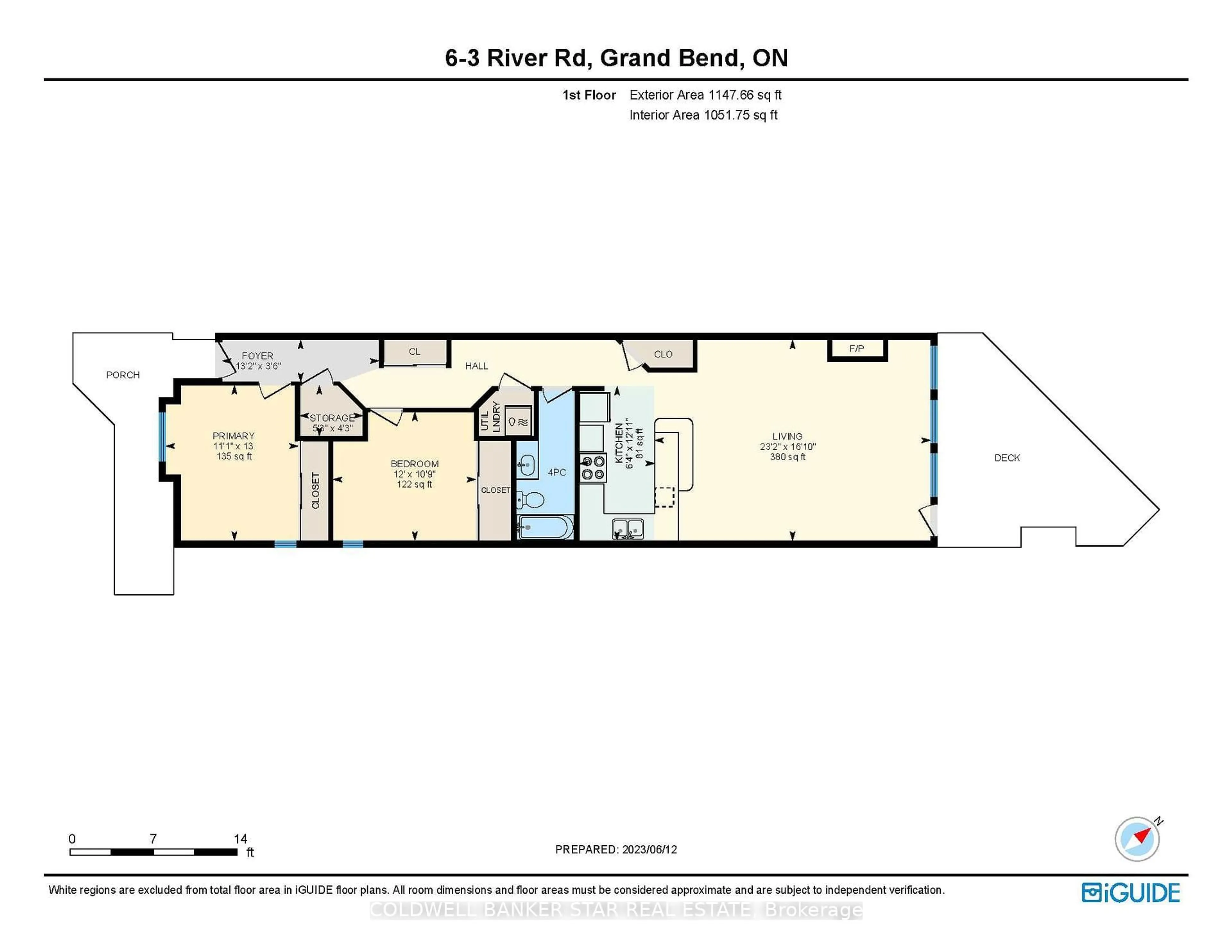 Floor plan for 3 RIVER Rd #6, Lambton Shores Ontario N0M 1T0