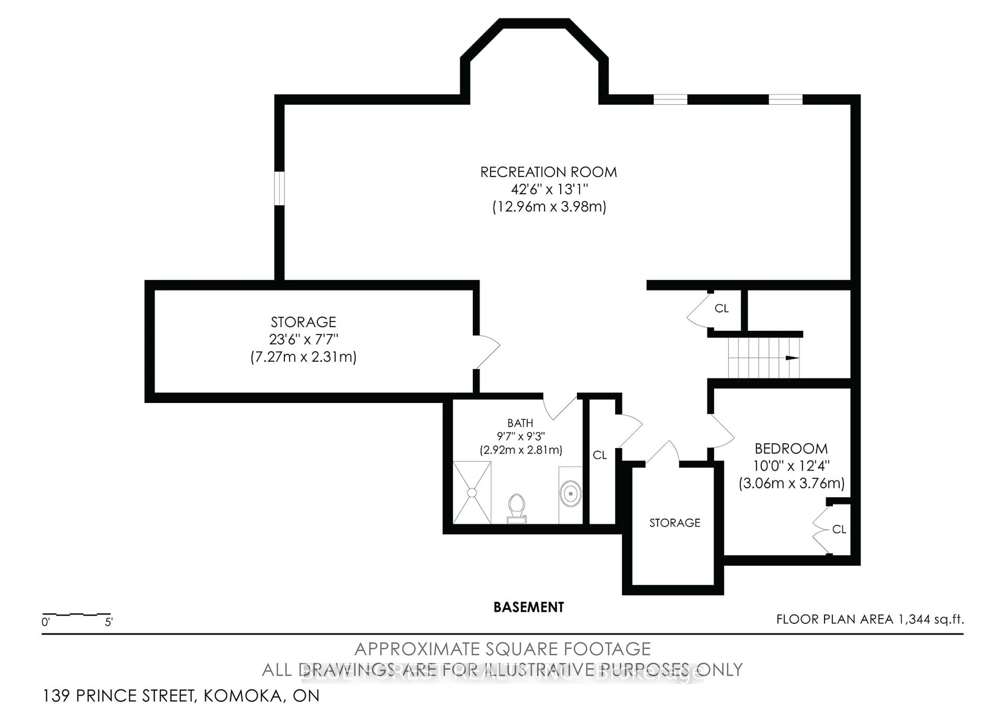 Floor plan for 139 Prince St, Middlesex Centre Ontario N0L 1R0