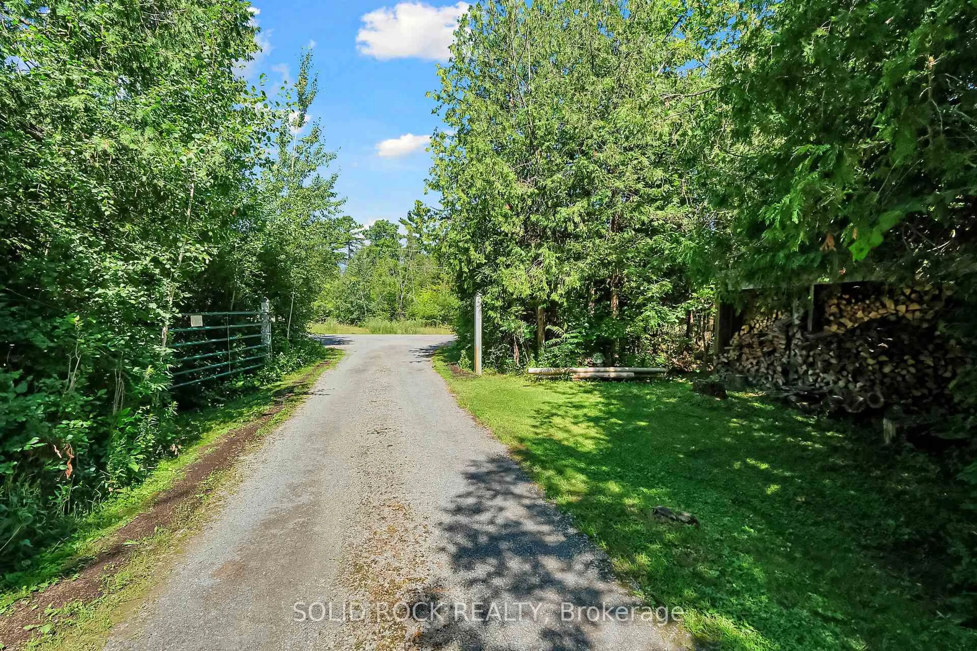 A pic from outside/outdoor area/front of a property/back of a property/a pic from drone, forest/trees view for 209 Deerwood Dr, Kinburn Ontario K0A 2H0