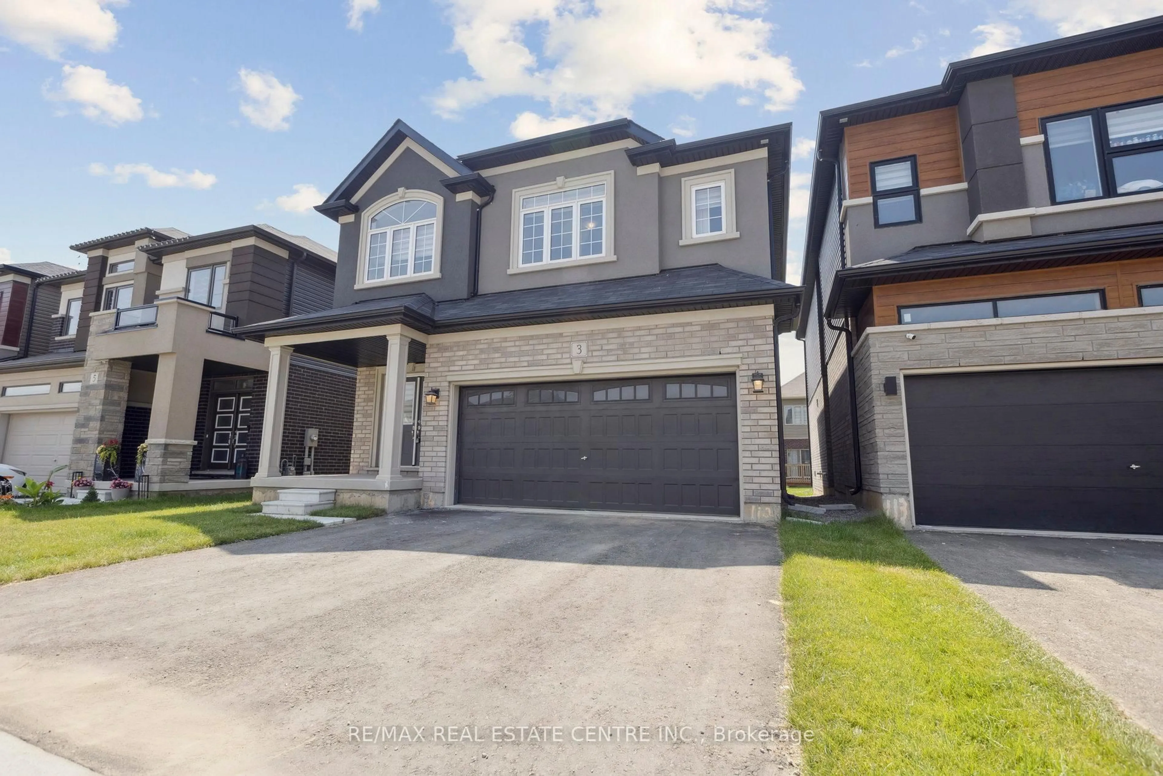 Home with brick exterior material, street for 3 INGALLS Ave, Brantford Ontario N3V 0B7