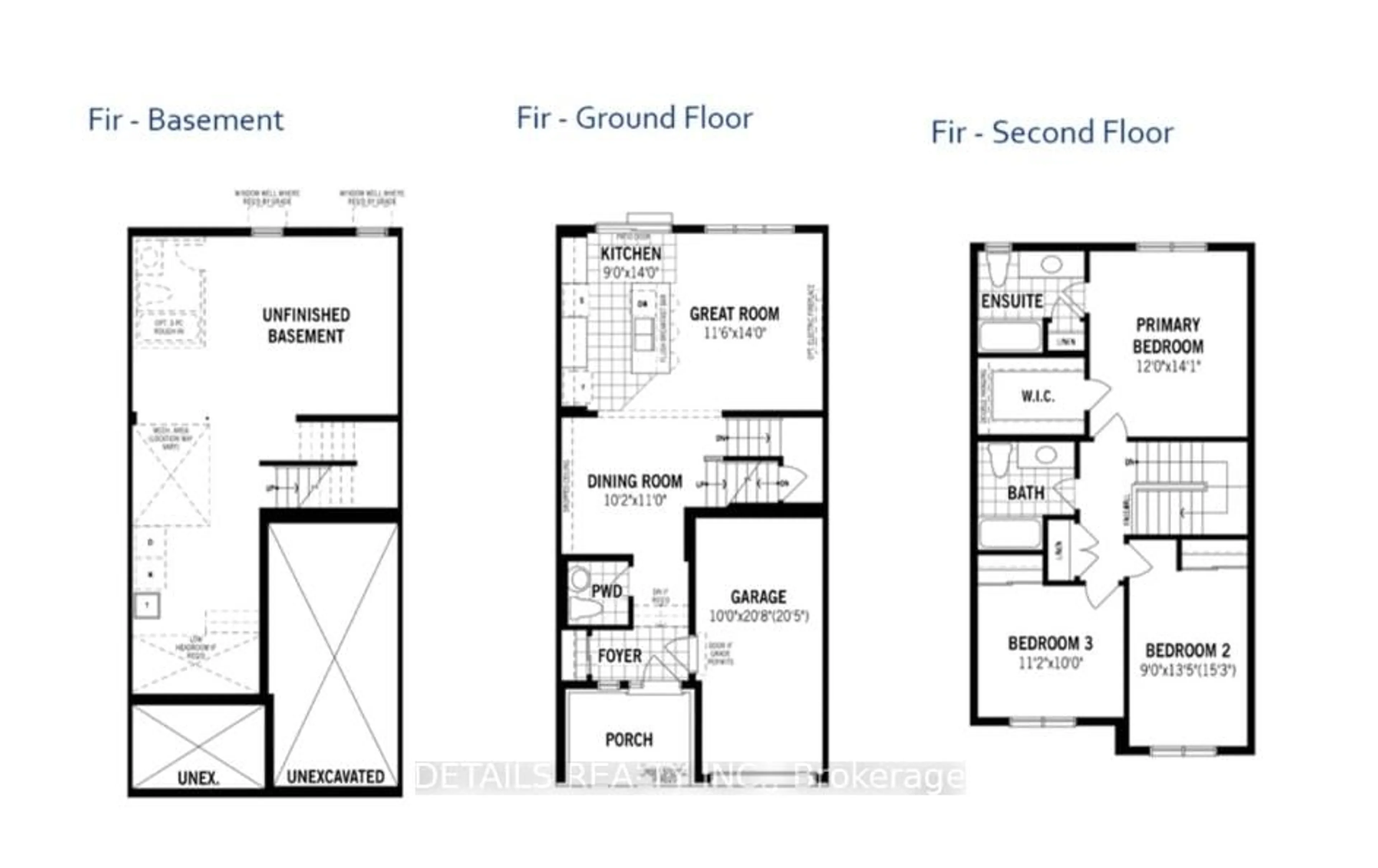Floor plan for 557 Flagstaff Dr, Ottawa Ontario K2J 6T5