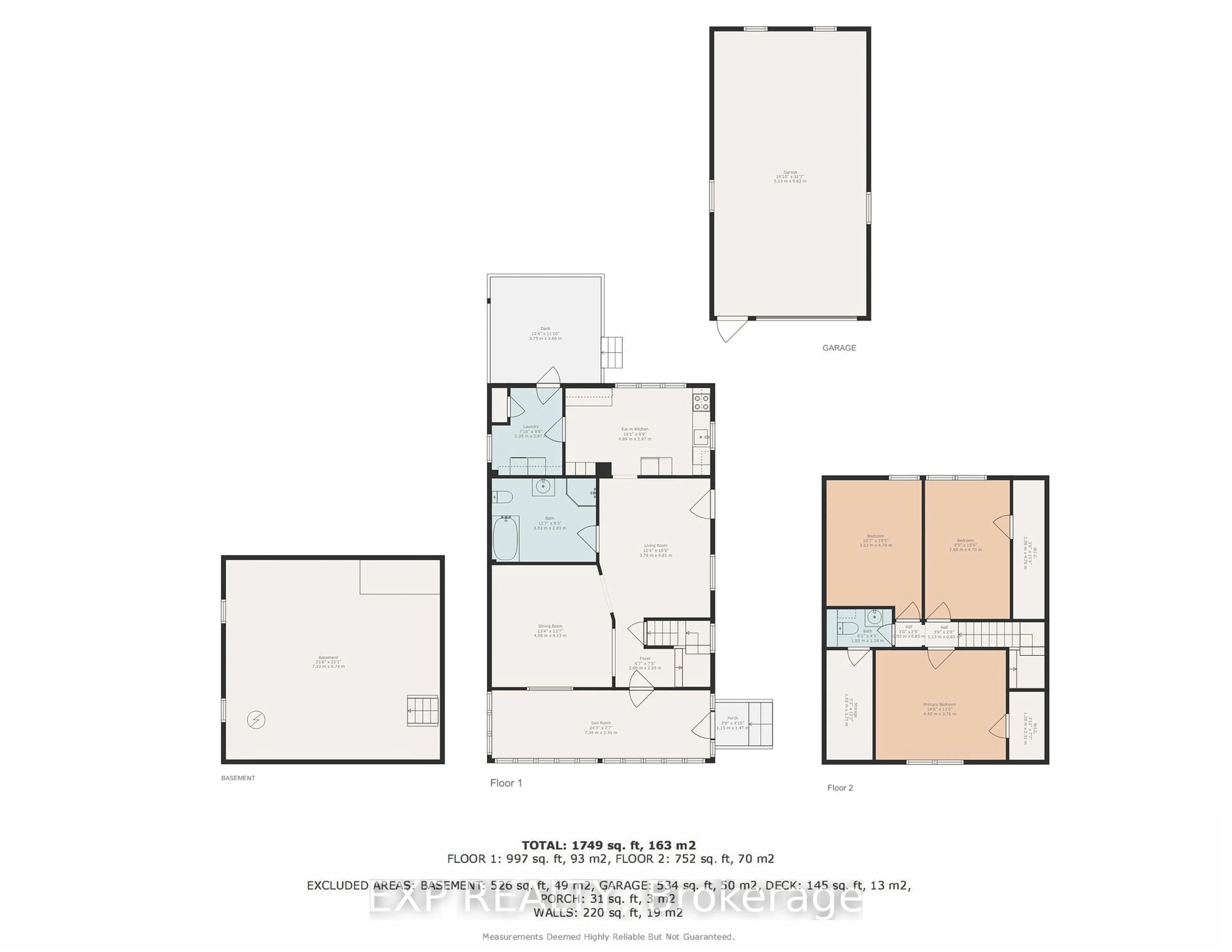 Floor plan for 301 Noxon Ave, Prince Edward County Ontario K0K 3L0