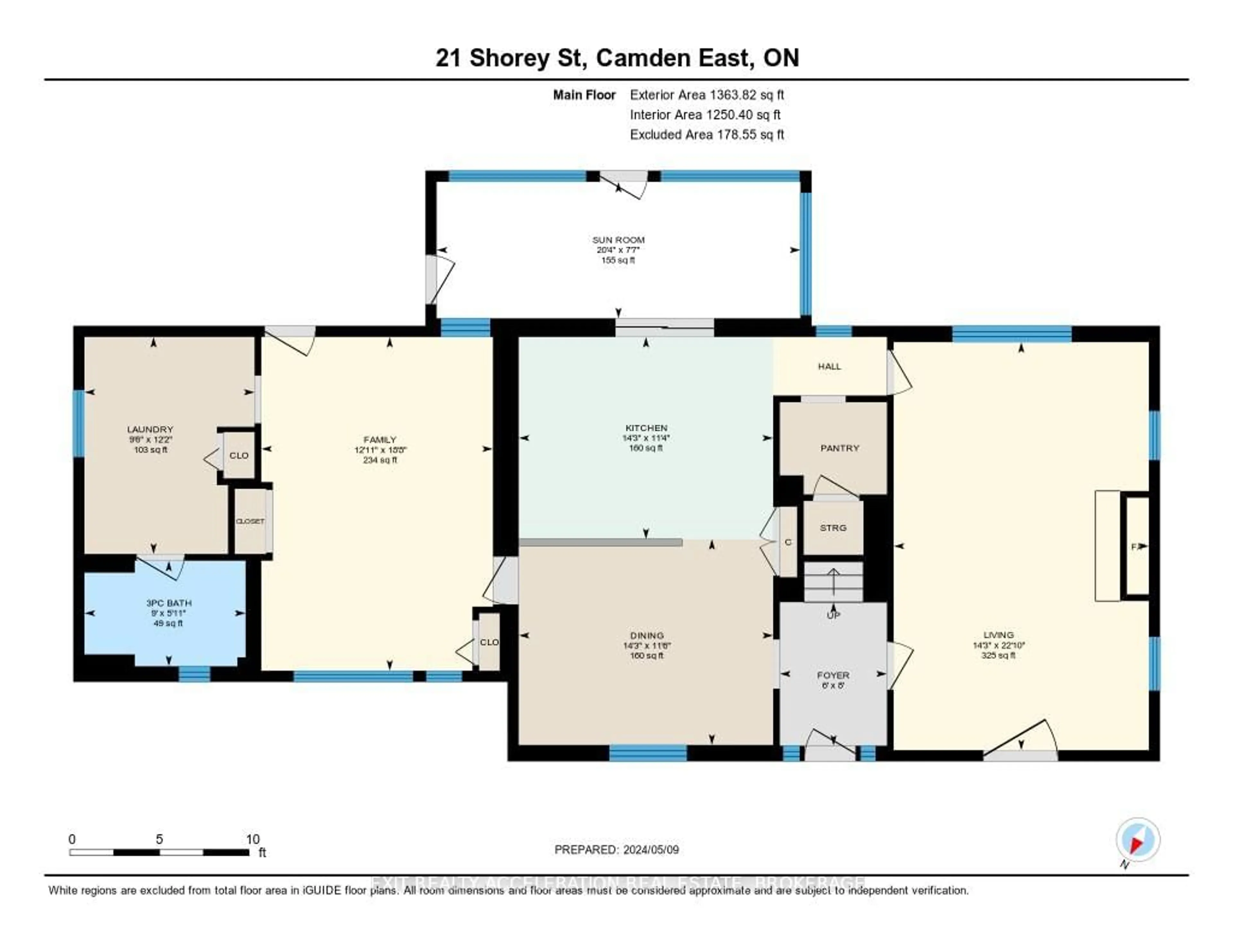 Floor plan for 21 Shorey St, Napanee Ontario K0K 1J0