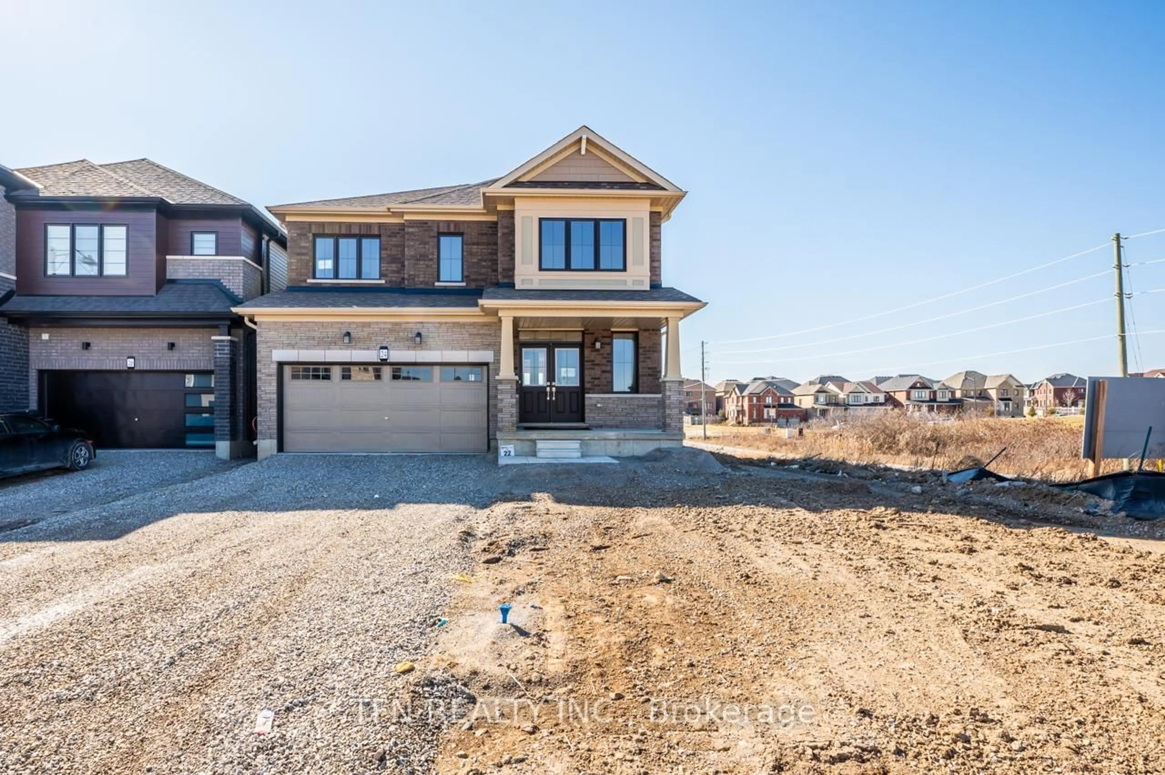 Home with brick exterior material, street for 24 Basswood Cres, Haldimand Ontario N3W 0H5