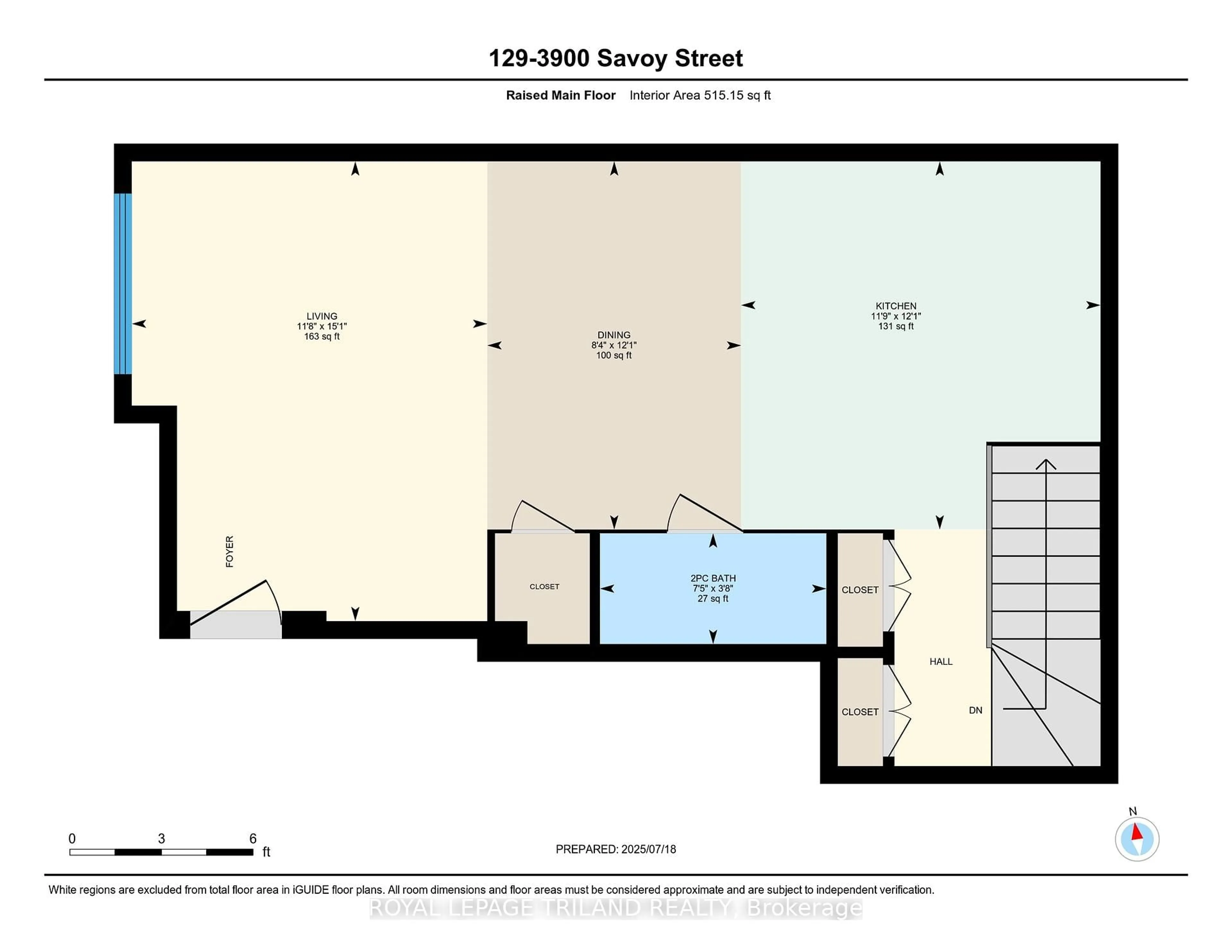 Floor plan for 3900 Savoy St #129, London South Ontario N6P 0H9