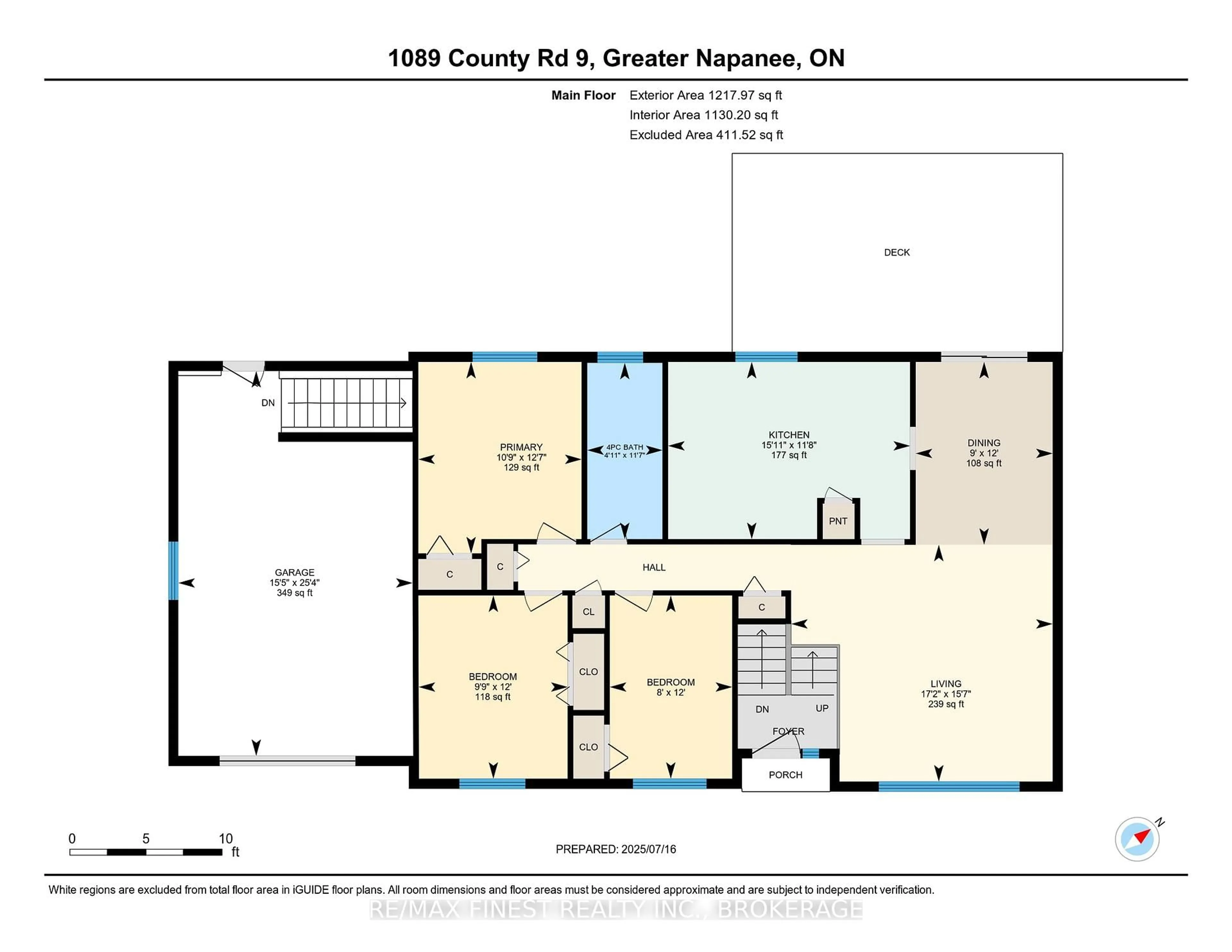Floor plan for 1089 County Road 9, Greater Napanee Ontario K7R 0E4