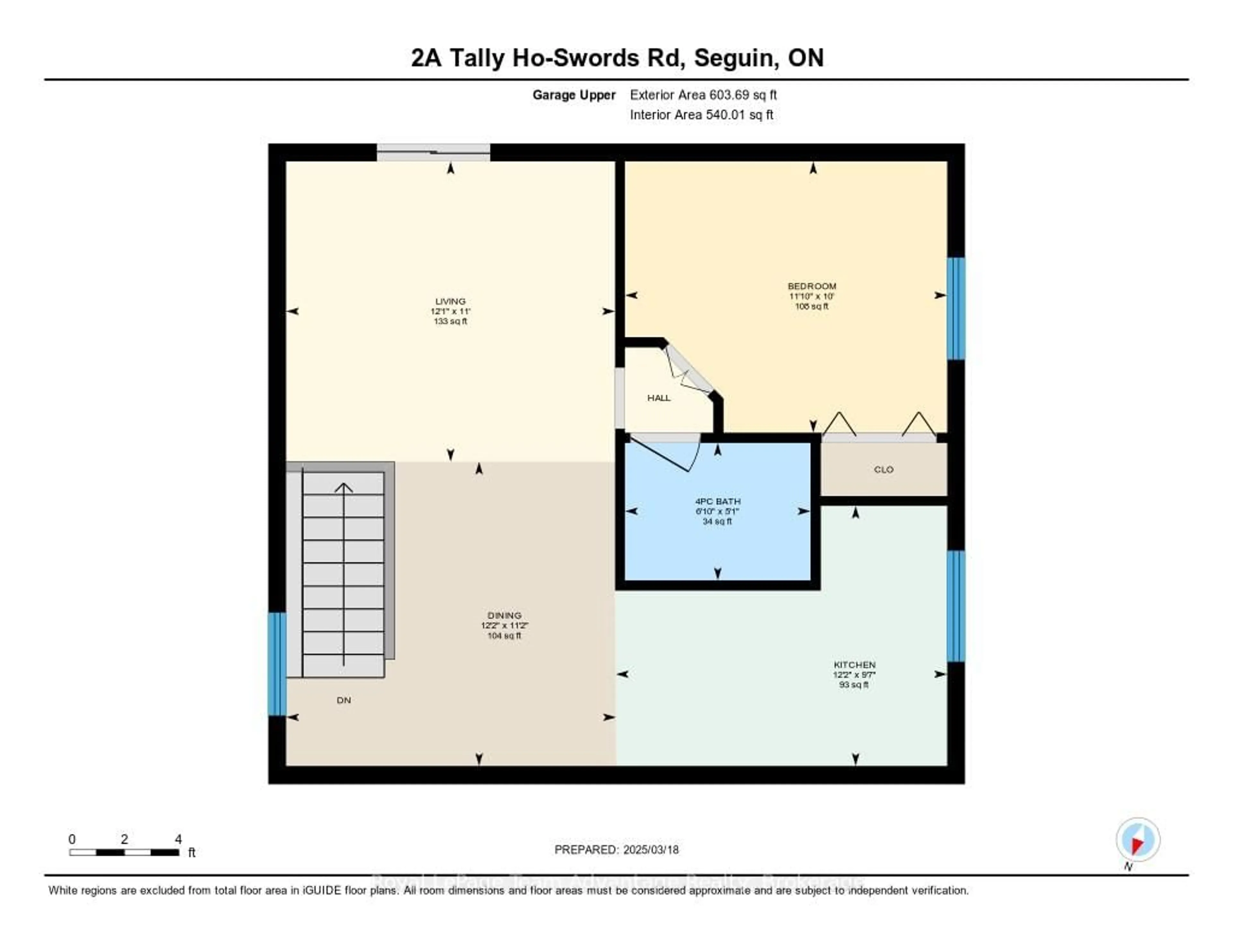 Floor plan for 2 Tally Ho-Swords Rd, Seguin Ontario P2A 2W9