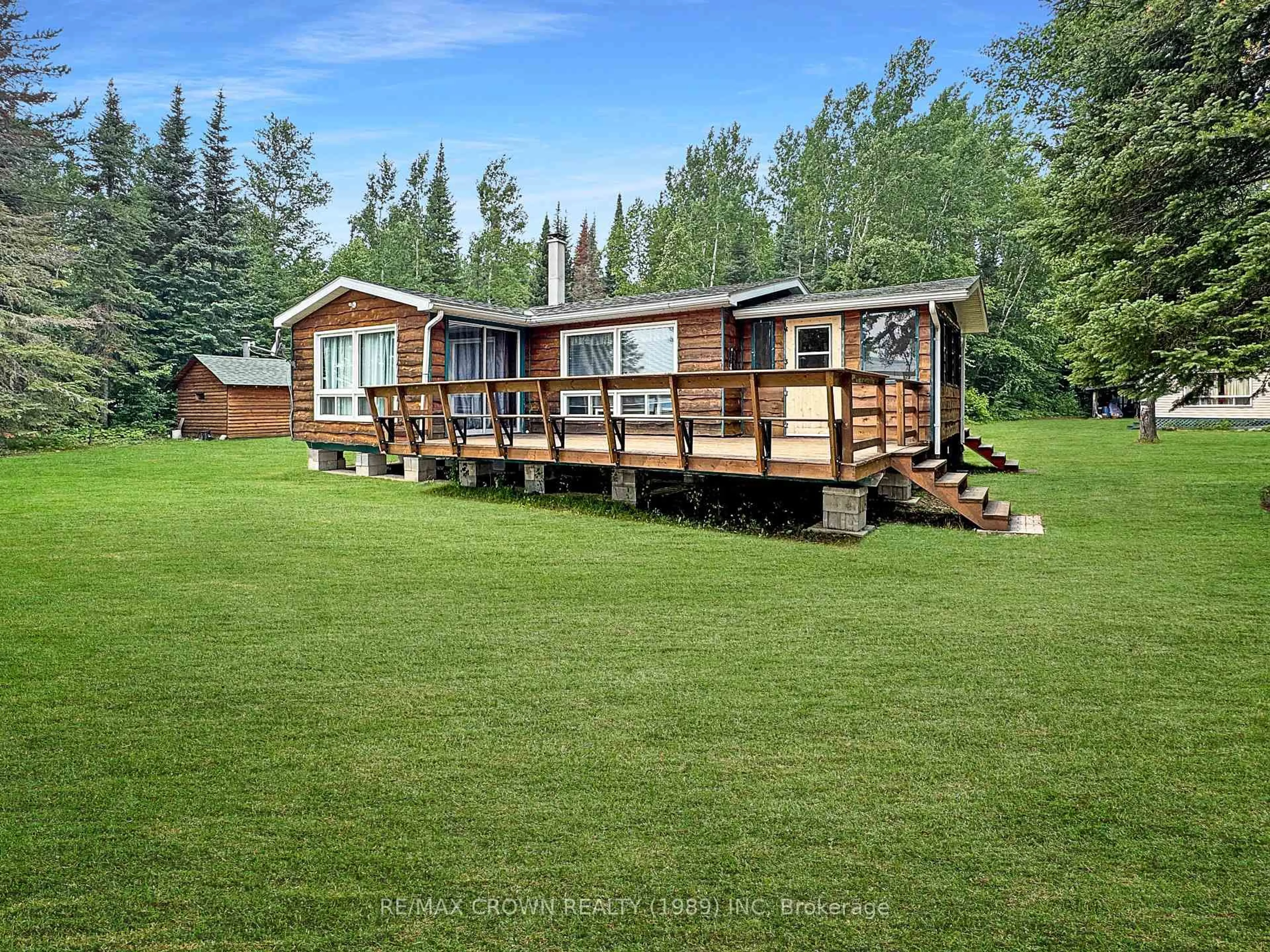 A pic from outside/outdoor area/front of a property/back of a property/a pic from drone, unknown for Lot 50 Kirmick Lodge Rd #UNORGANIZED, Algoma Remote Area Ontario P0M 1Z0
