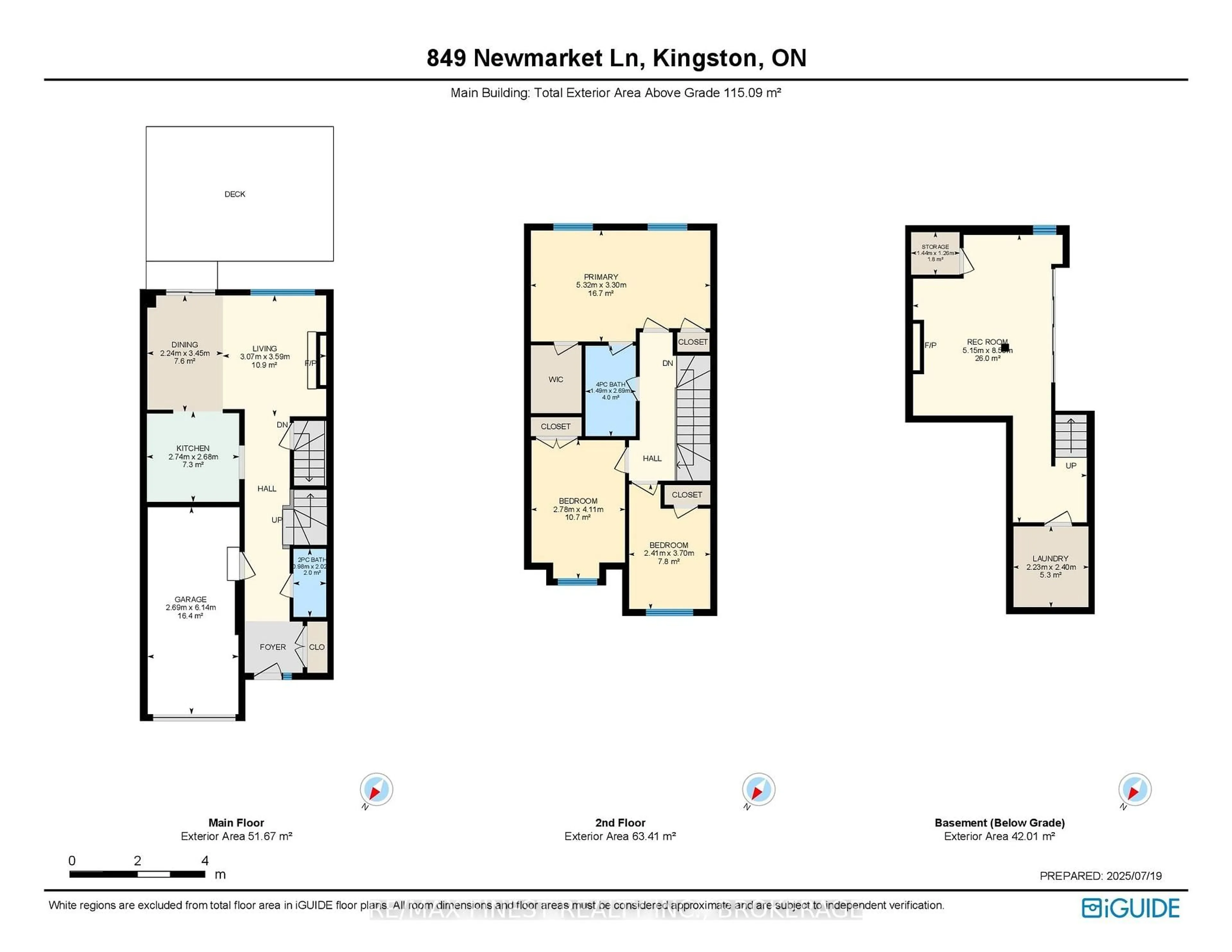 Floor plan for 849 Newmarket Lane, Kingston Ontario K7K 0C8