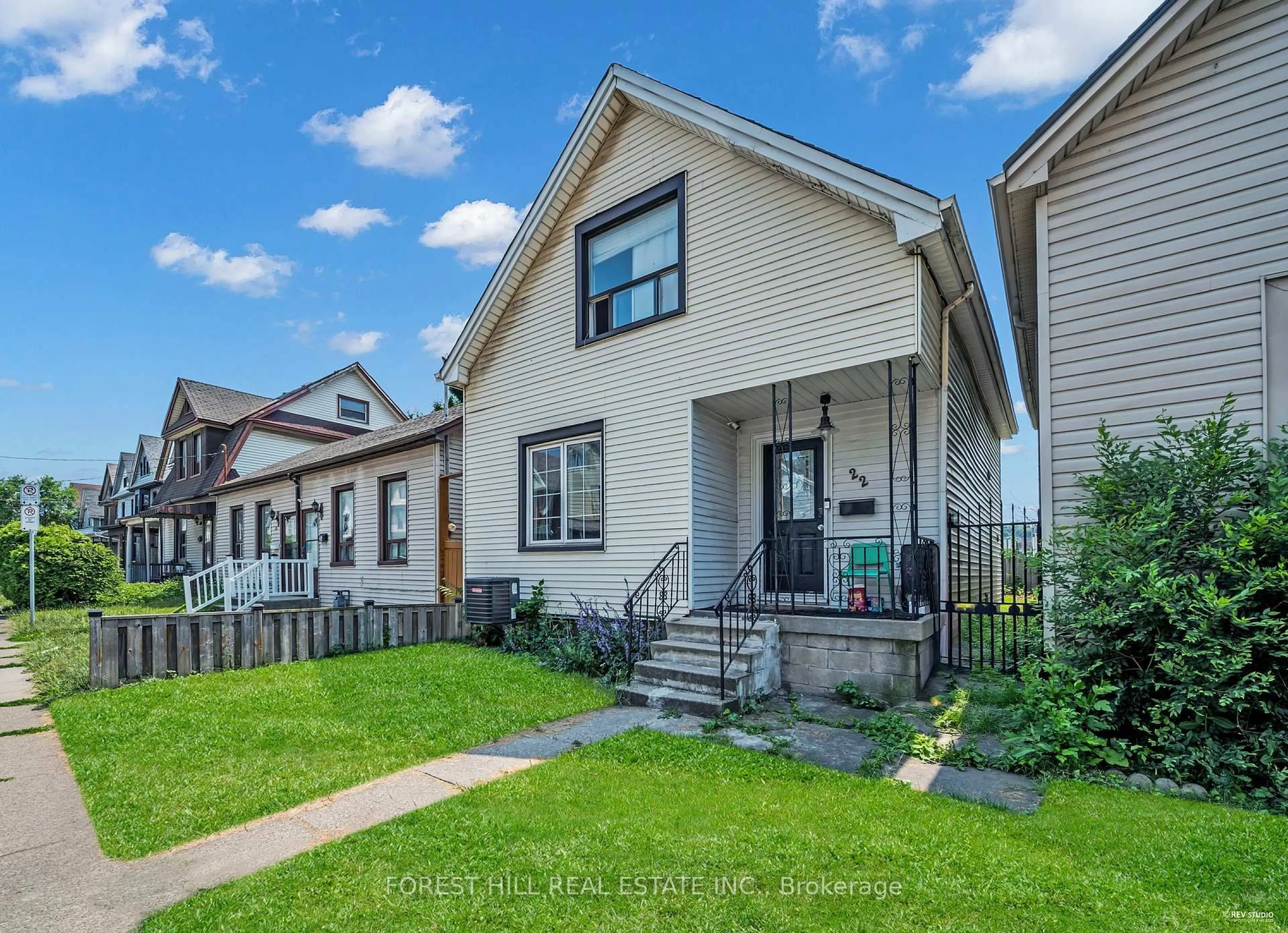 Home with brick exterior material, street for 22 Harvey St, Hamilton Ontario L8L 2L8