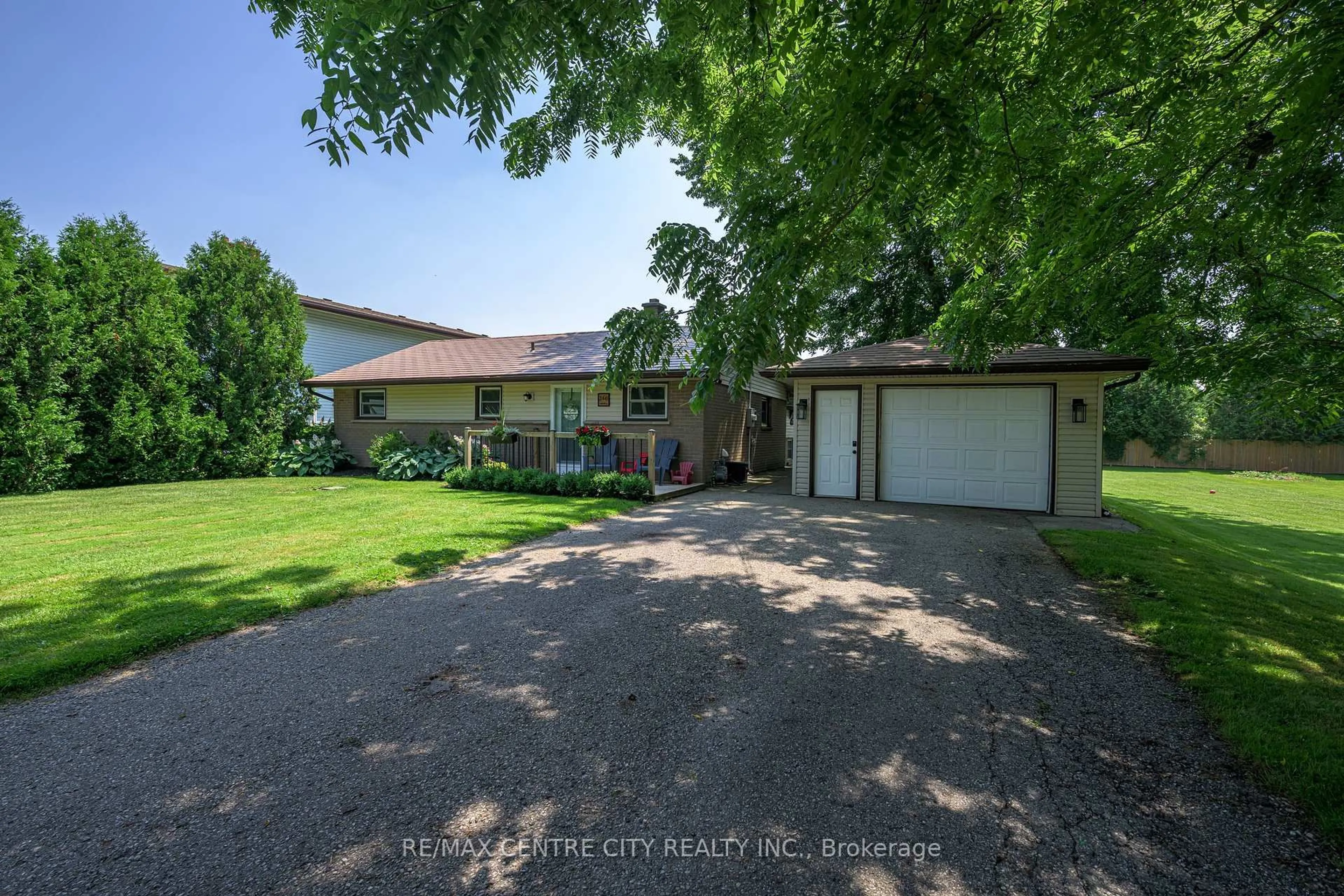 A pic from outside/outdoor area/front of a property/back of a property/a pic from drone, street for 2441 HAMILTON Rd, Thames Centre Ontario N0L 1G5