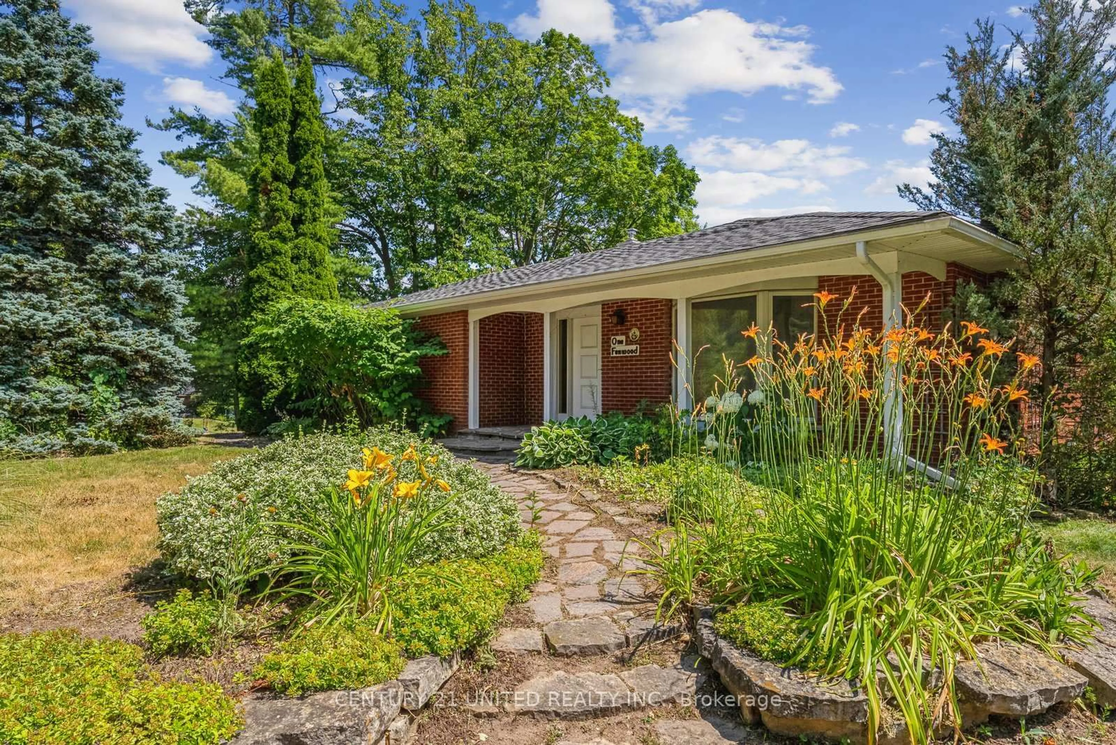Home with brick exterior material, street for 1 Fenwood Circ, Peterborough West Ontario K9J 6M4