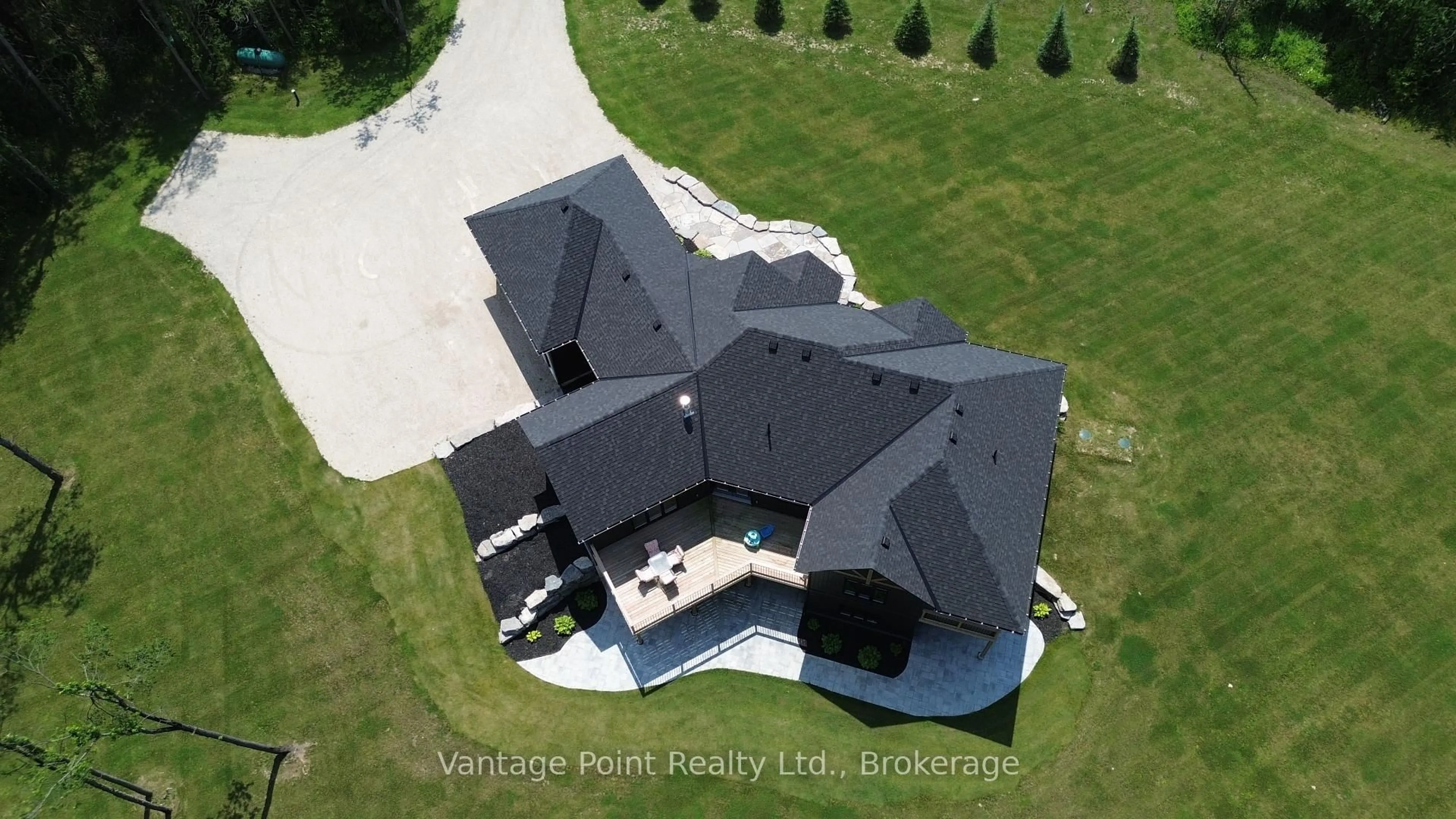 A pic from outside/outdoor area/front of a property/back of a property/a pic from drone, unknown for 249311 Grey Road 9 Rd, Grey Highlands Ontario N0C 1B0