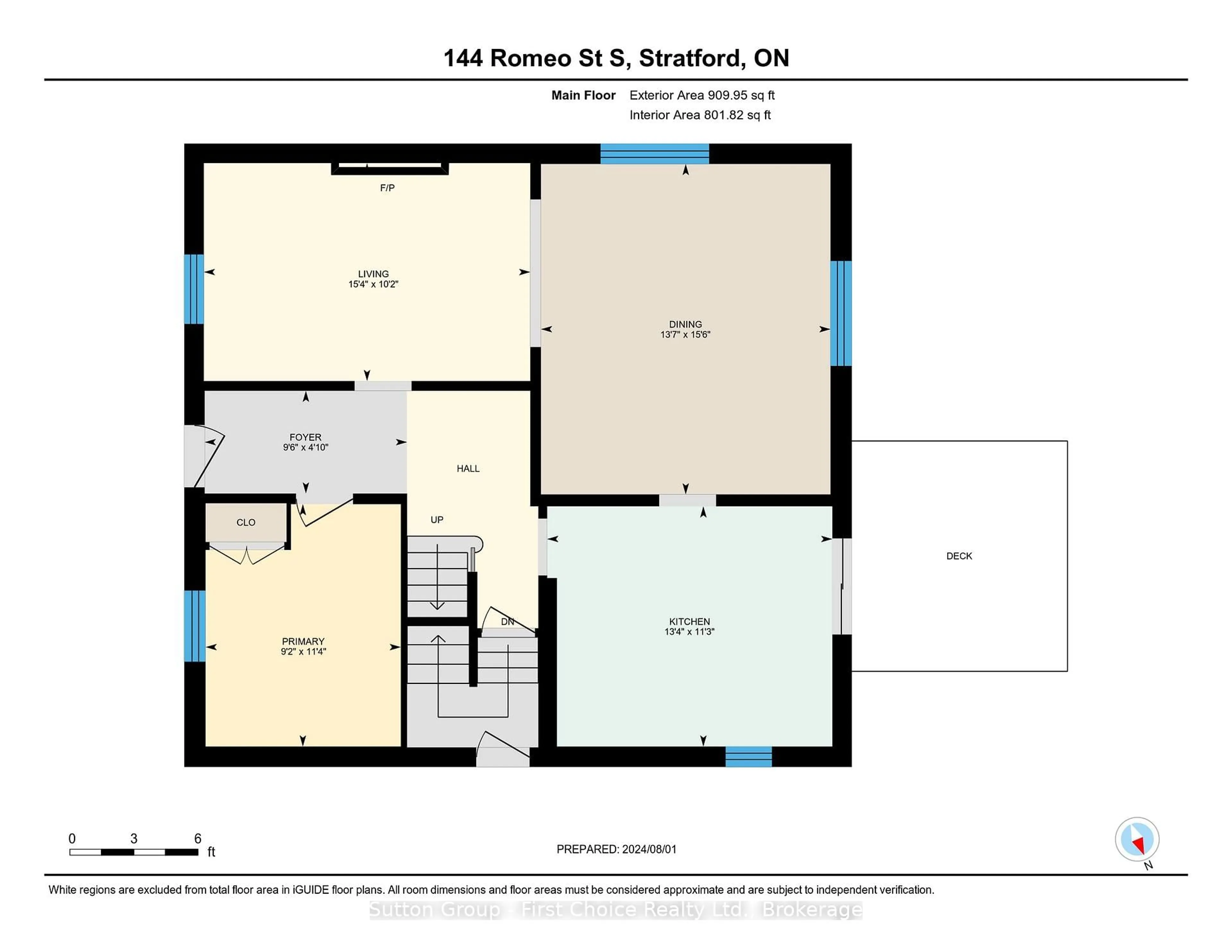 Floor plan for 144 Romeo St, Stratford Ontario N5A 4S9