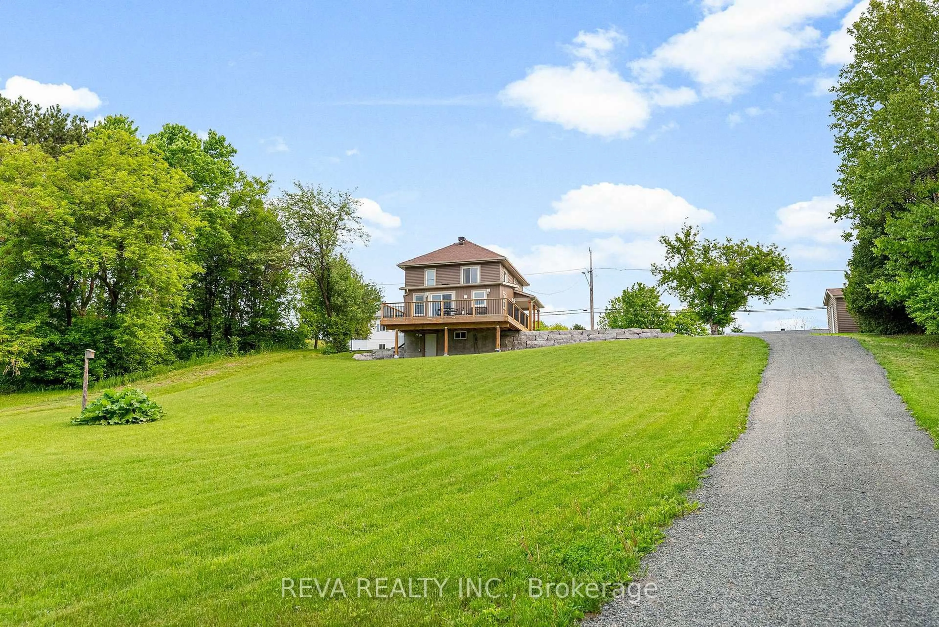 A pic from outside/outdoor area/front of a property/back of a property/a pic from drone, water/lake/river/ocean view for 83 Siberia Rd, Barry's Bay Ontario K0J 1B0