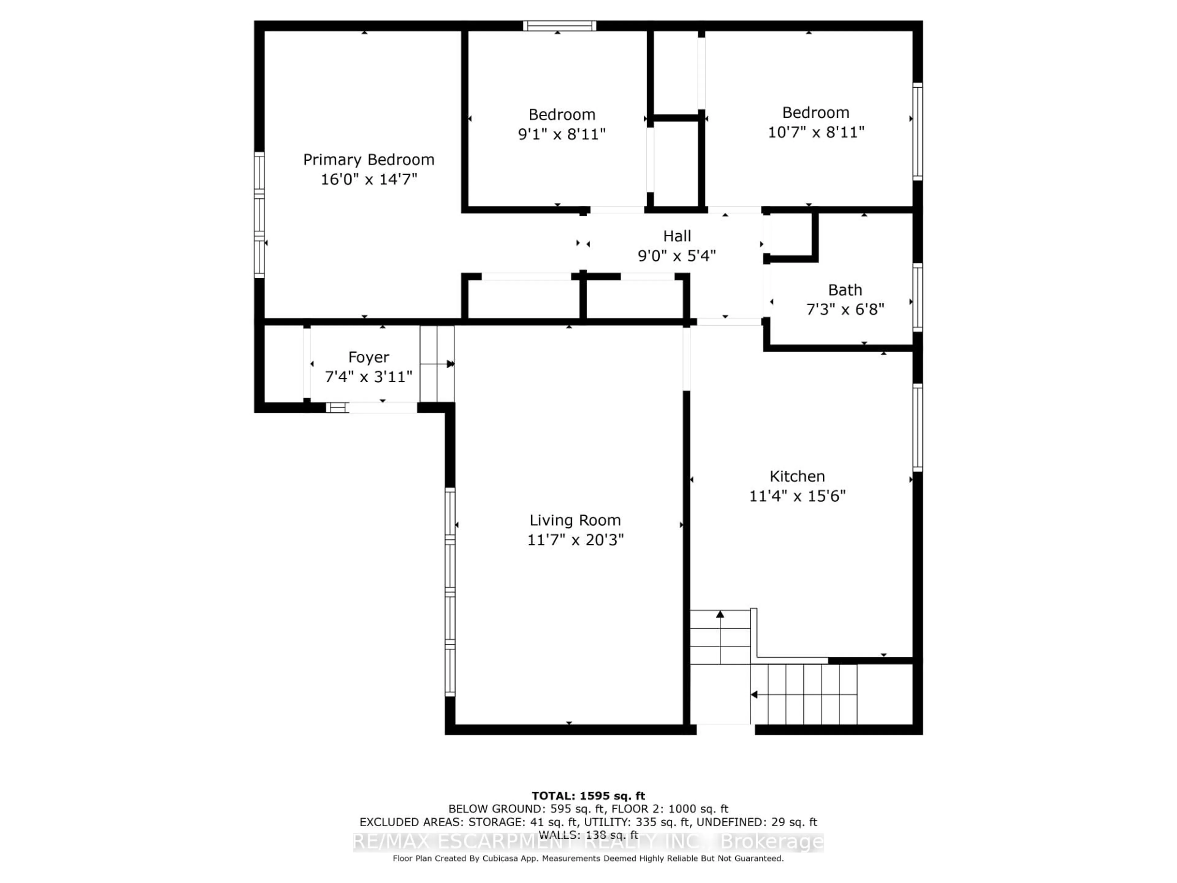Floor plan for 18 Owen Pl, Hamilton Ontario L8G 2H2