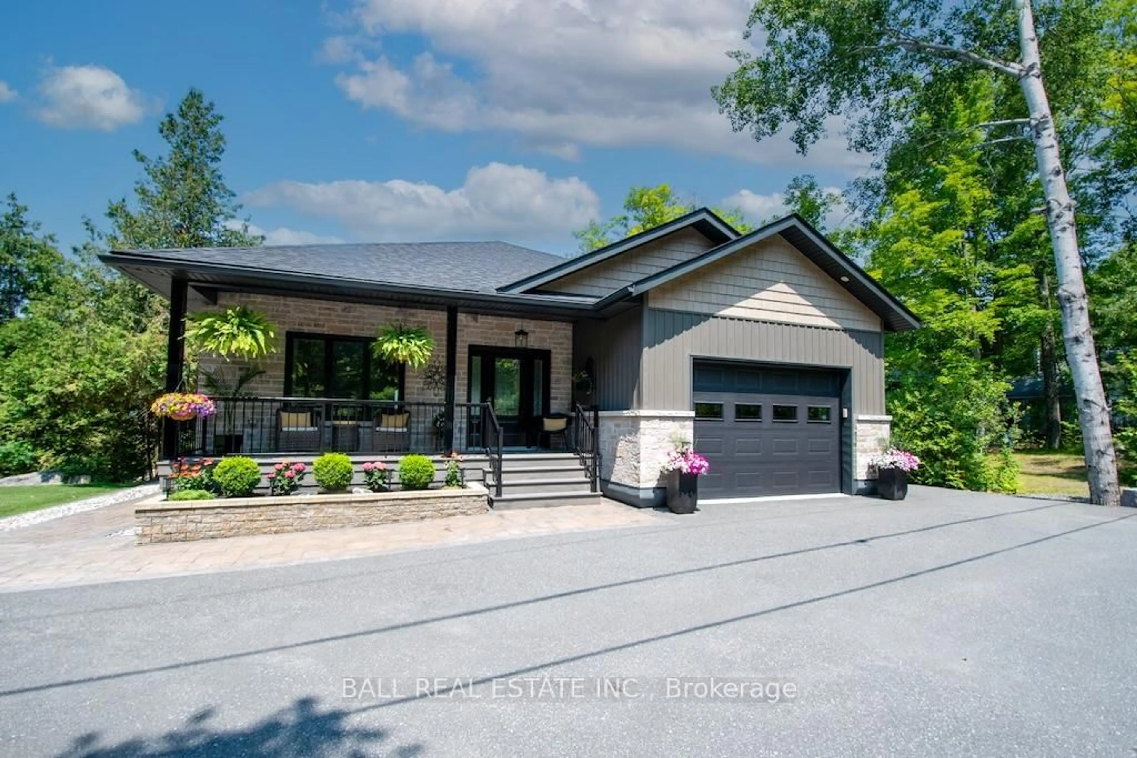Home with brick exterior material, street for 93 High Shore Rd, Limoges Ontario K0K 2M0