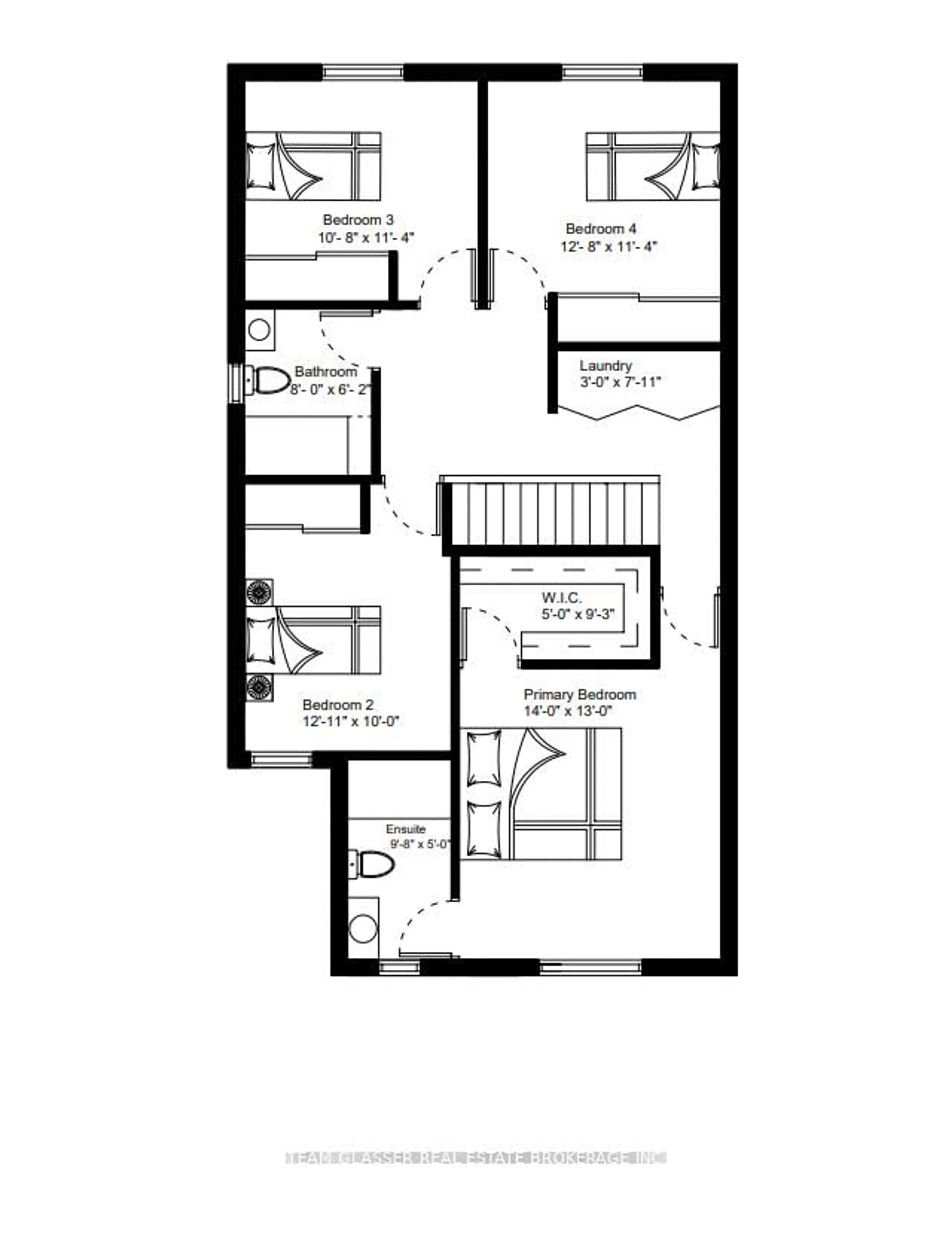 Floor plan for 4212 Liberty Cross, London South Ontario A1A 1A1