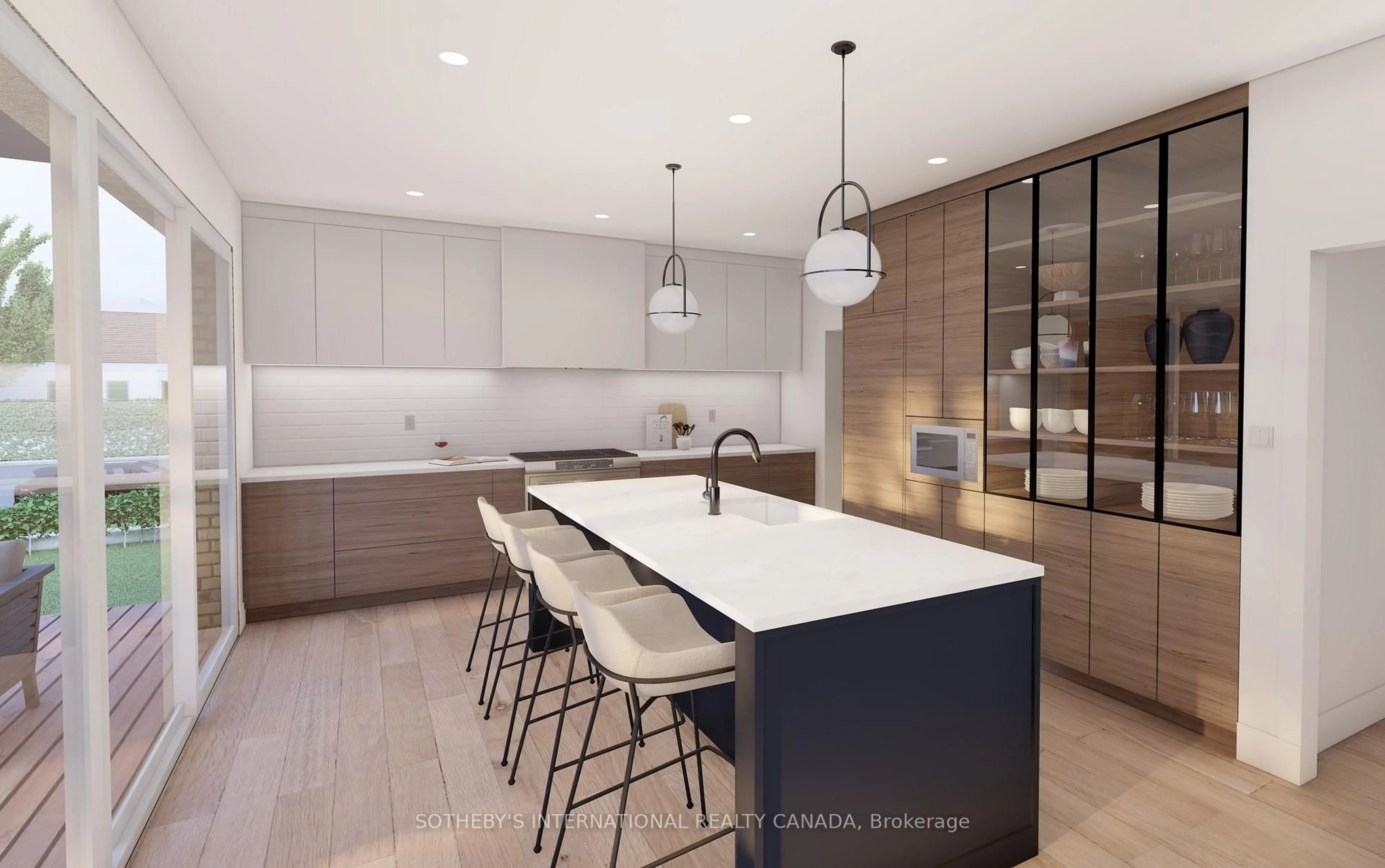 Contemporary kitchen, ceramic/tile floor for 1339 Cranbrook Rd, London South Ontario N6K 0C9