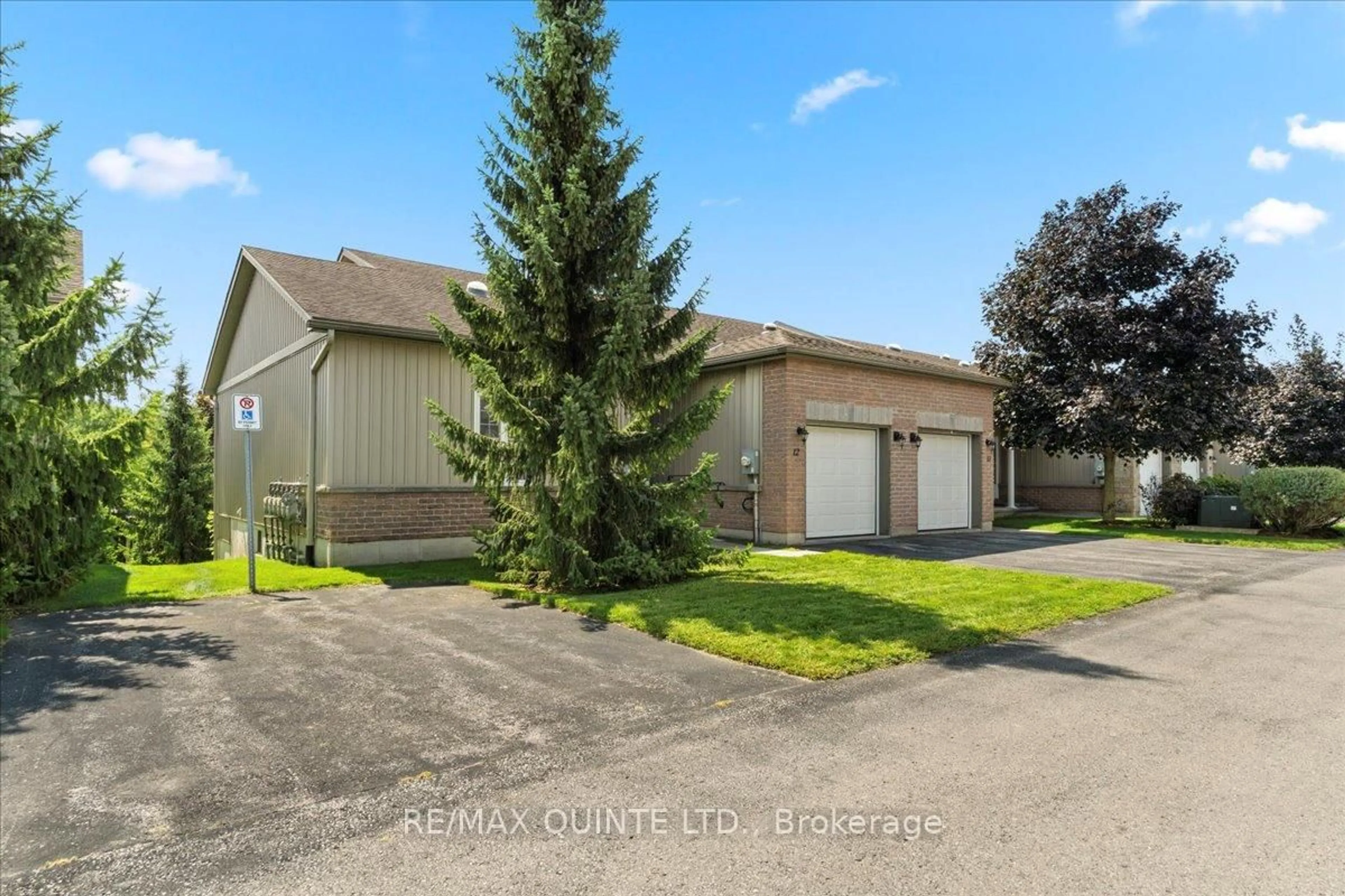 A pic from outside/outdoor area/front of a property/back of a property/a pic from drone, street for 1 Rosemary Crt #12, Prince Edward County Ontario K0K 2T0