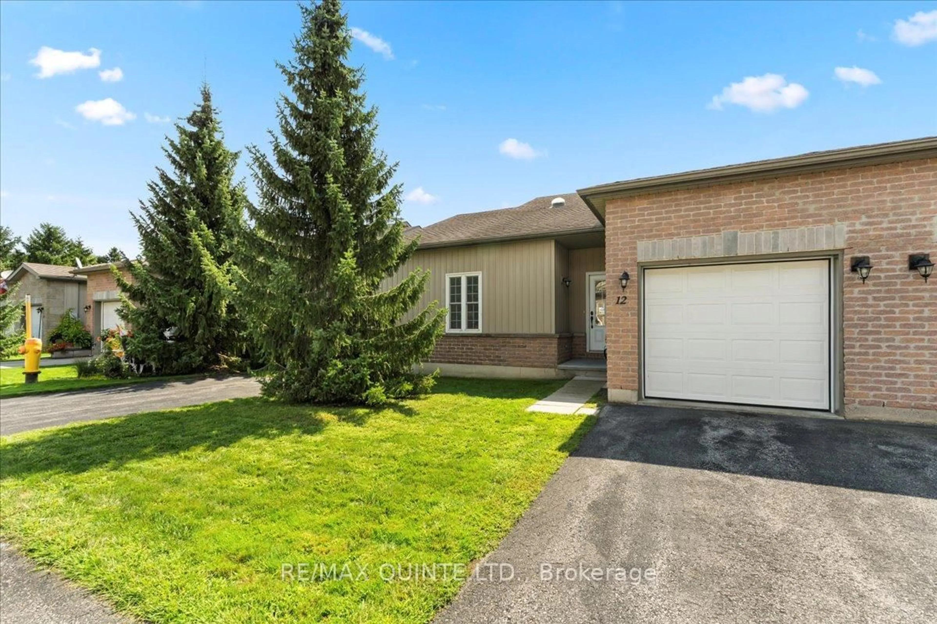 A pic from outside/outdoor area/front of a property/back of a property/a pic from drone, street for 1 Rosemary Crt #12, Prince Edward County Ontario K0K 2T0