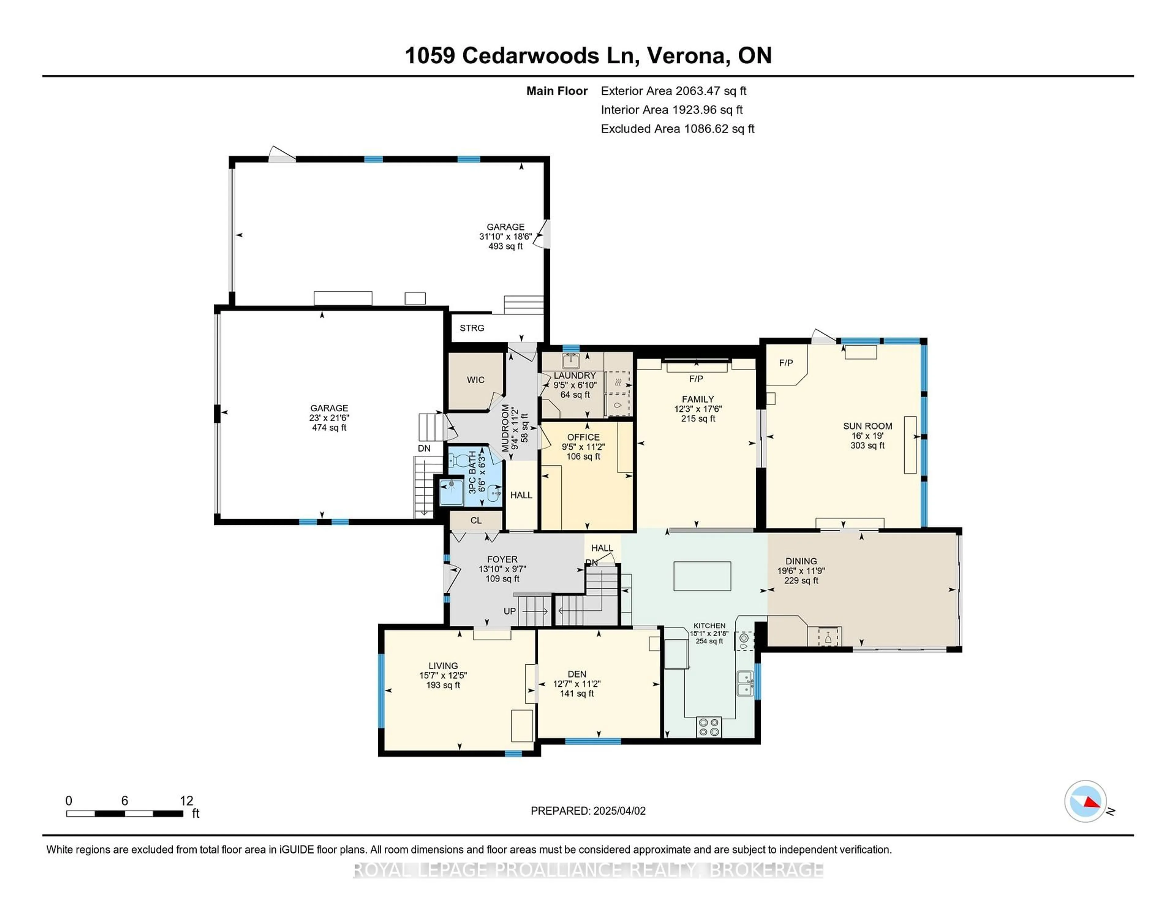 Floor plan for 1059 Cedarwoods Dr, Verona Ontario K0H 2W0